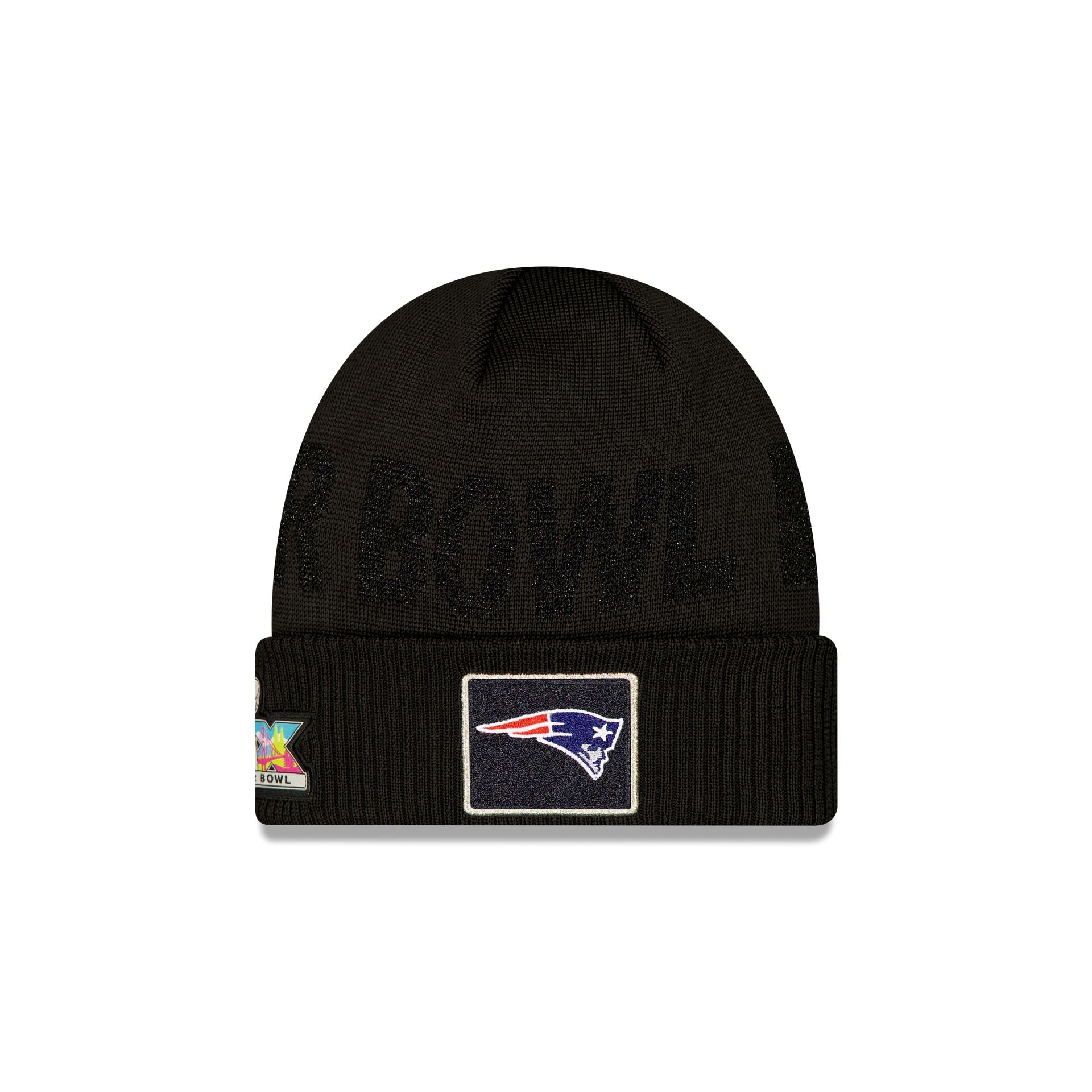 New England Patriots Super Bowl Lx Sideline Beanie Hat