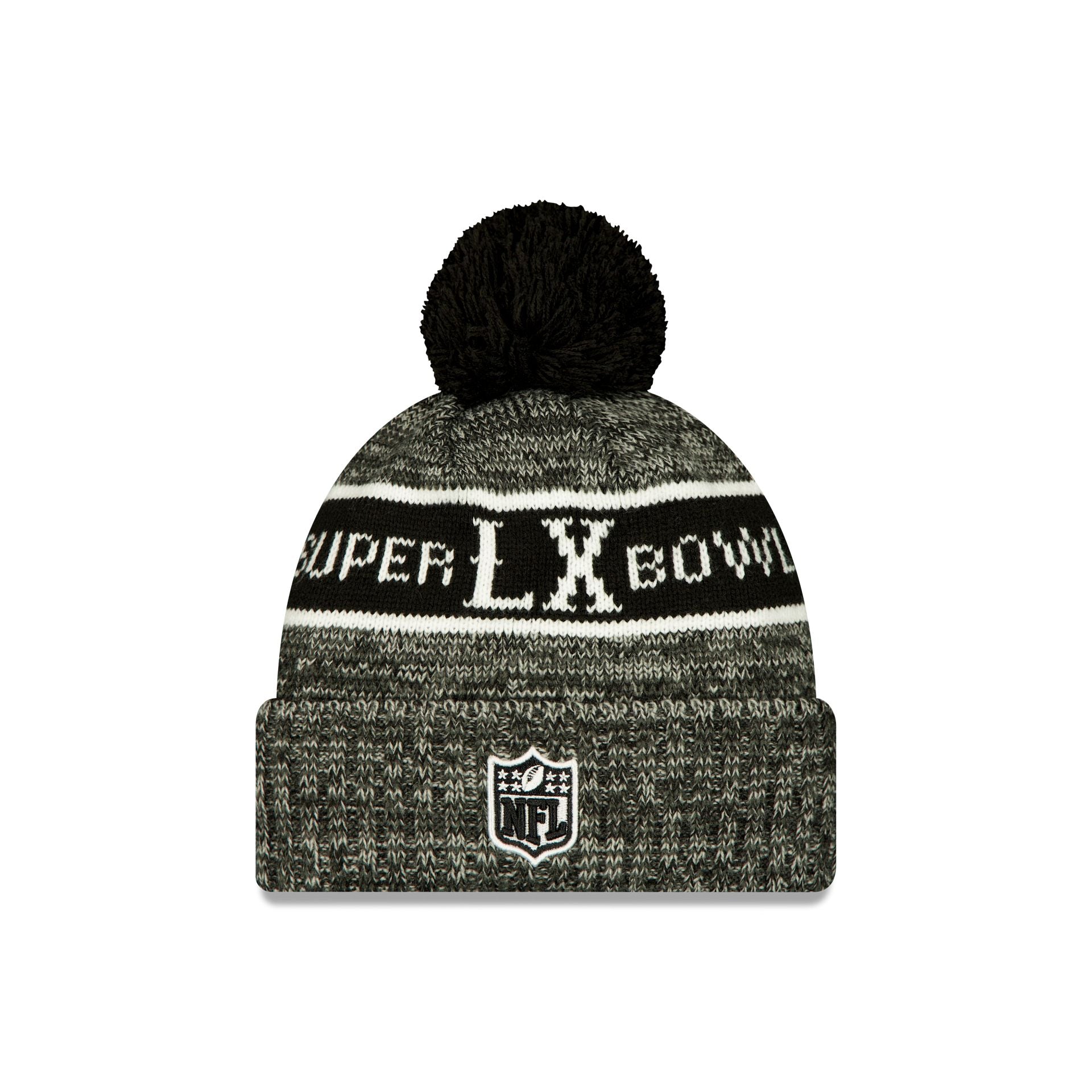 Alternative view of New England Patriots Super Bowl Lx Participation Pom Knit Hat