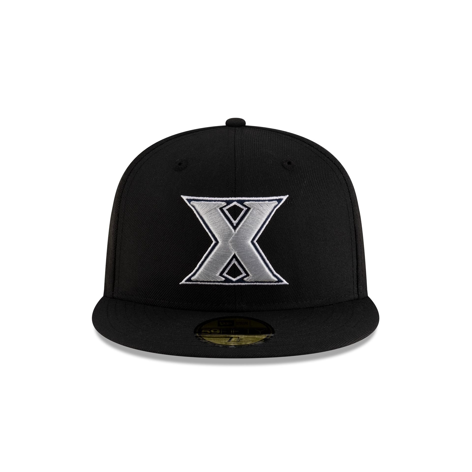 Alternative view of Xavier Musketeers Black 59Fifty Fitted Hat