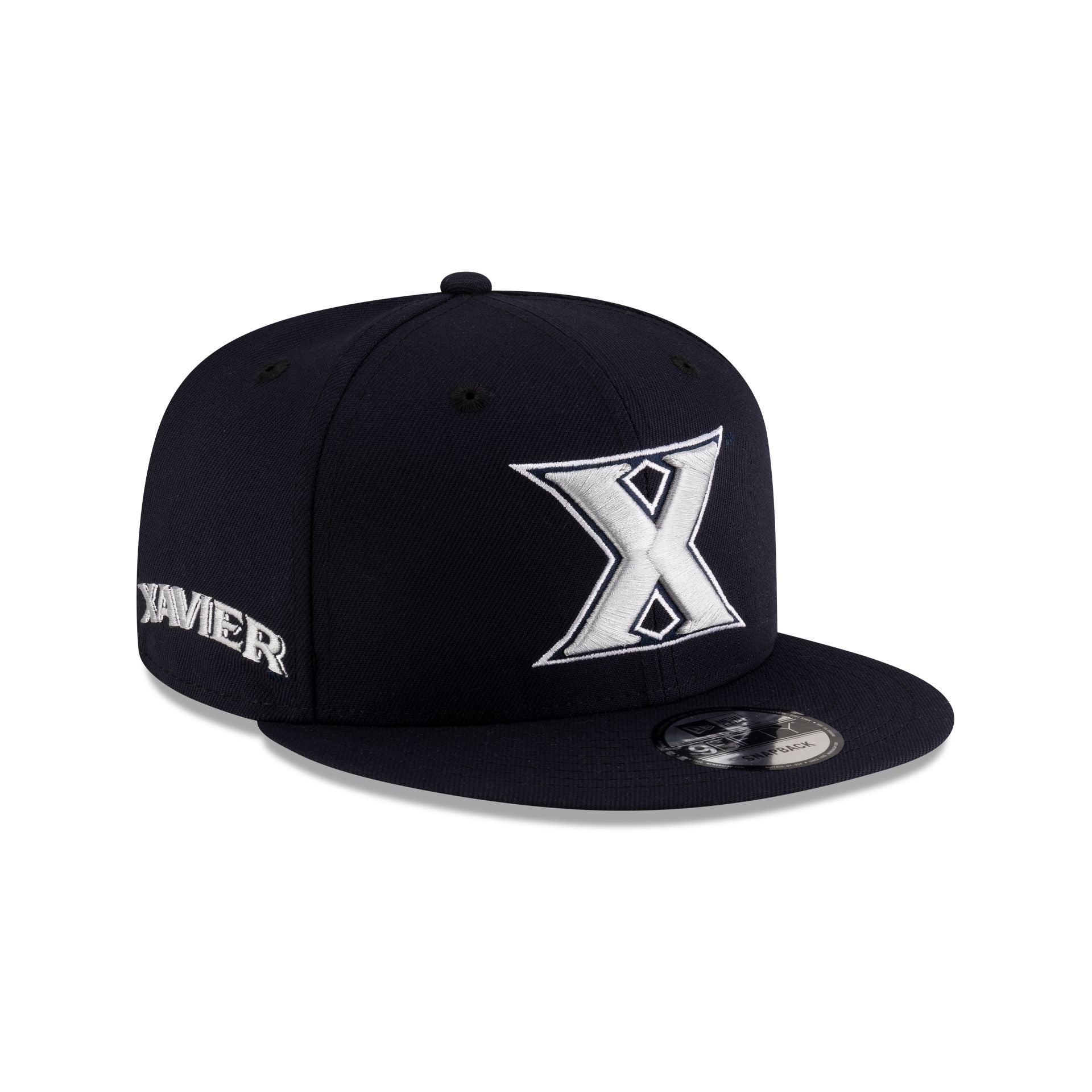 Xavier Musketeers Black 9Fifty Snapback Hat