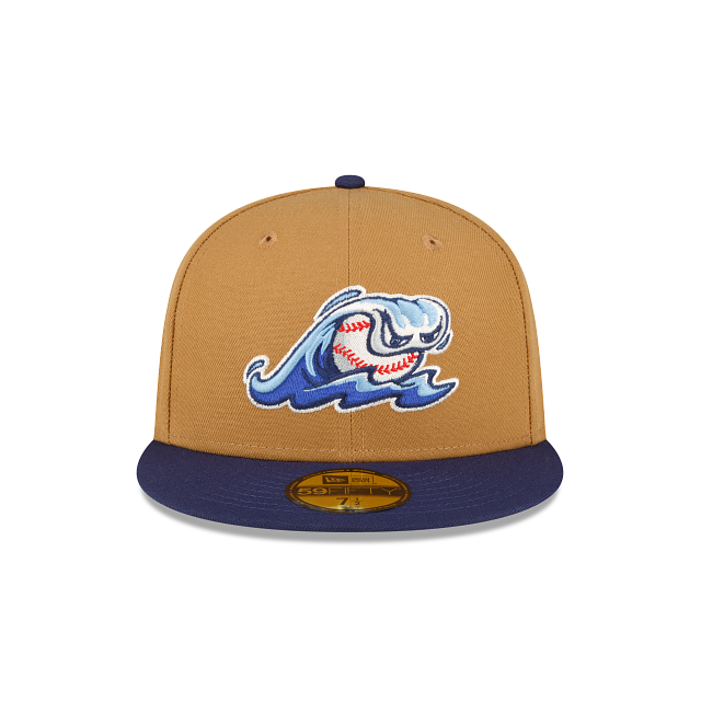 Alternative view of West Michigan Whitecaps Wheat 59Fifty Fitted Hat