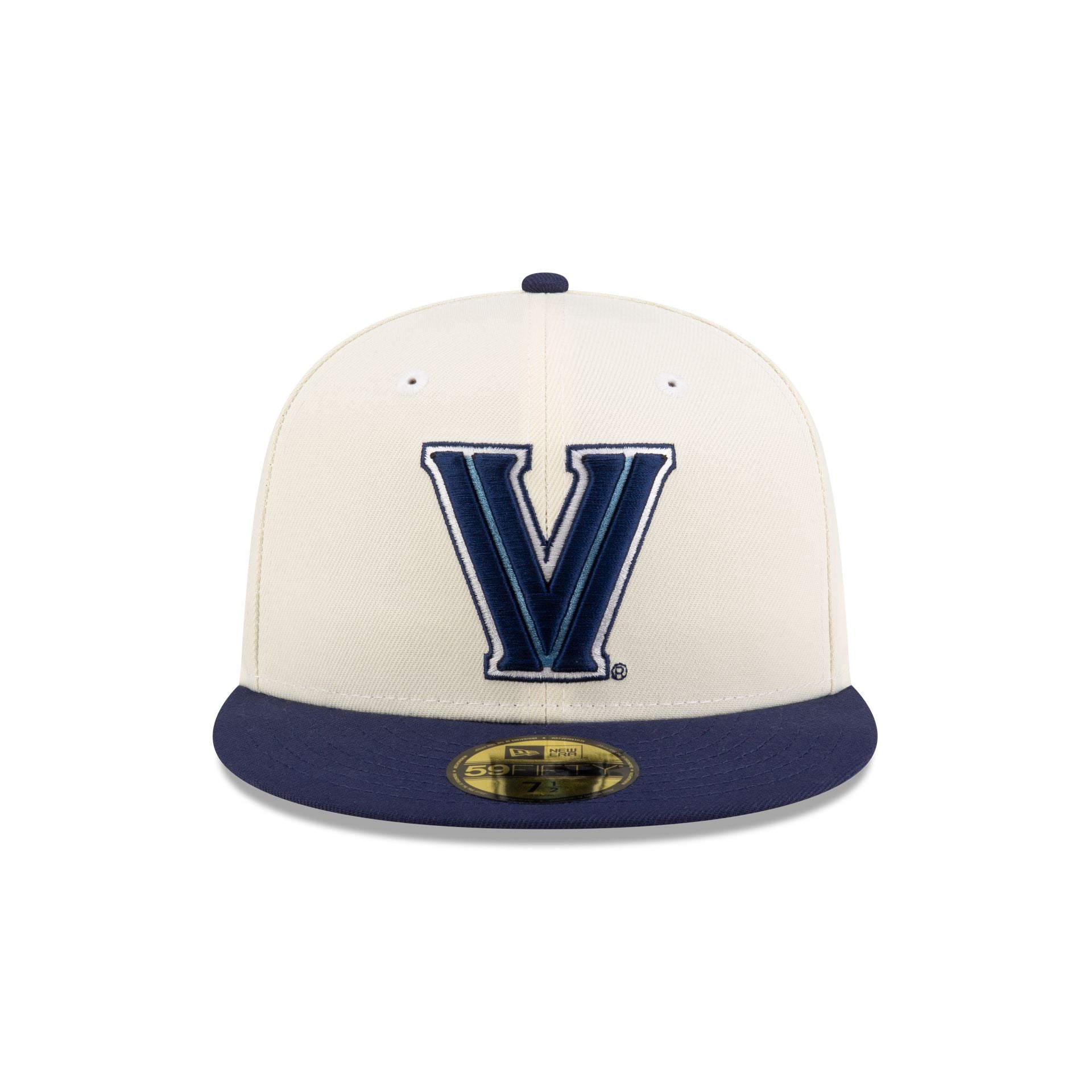 Alternative view of Villanova Wildcats White 59Fifty Fitted Hat