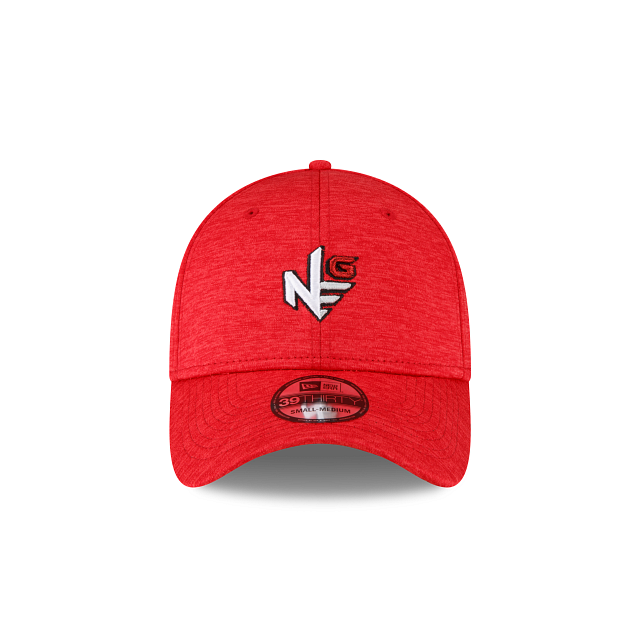 Alternative view of New Era Golf Red 39Thirty Stretch Fit Hat