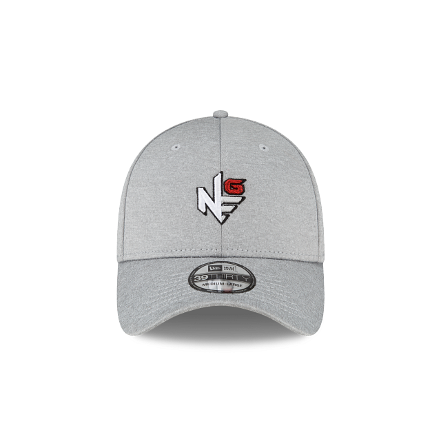 Alternative view of New Era Golf Gray 39Thirty Stretch Fit Hat