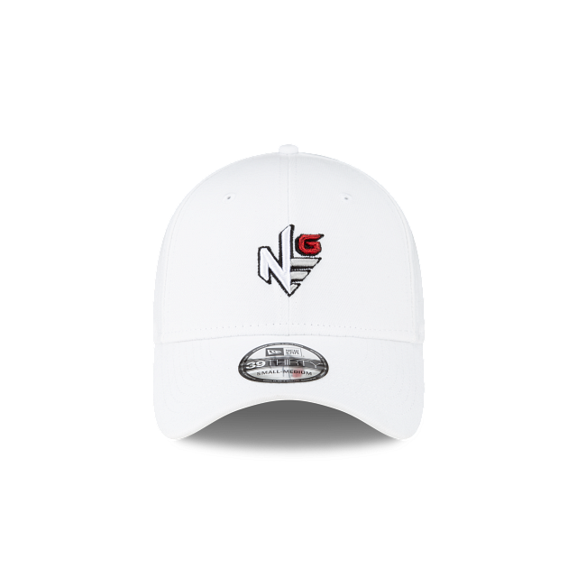 Alternative view of New Era Golf White 39Thirty Stretch Fit Hat