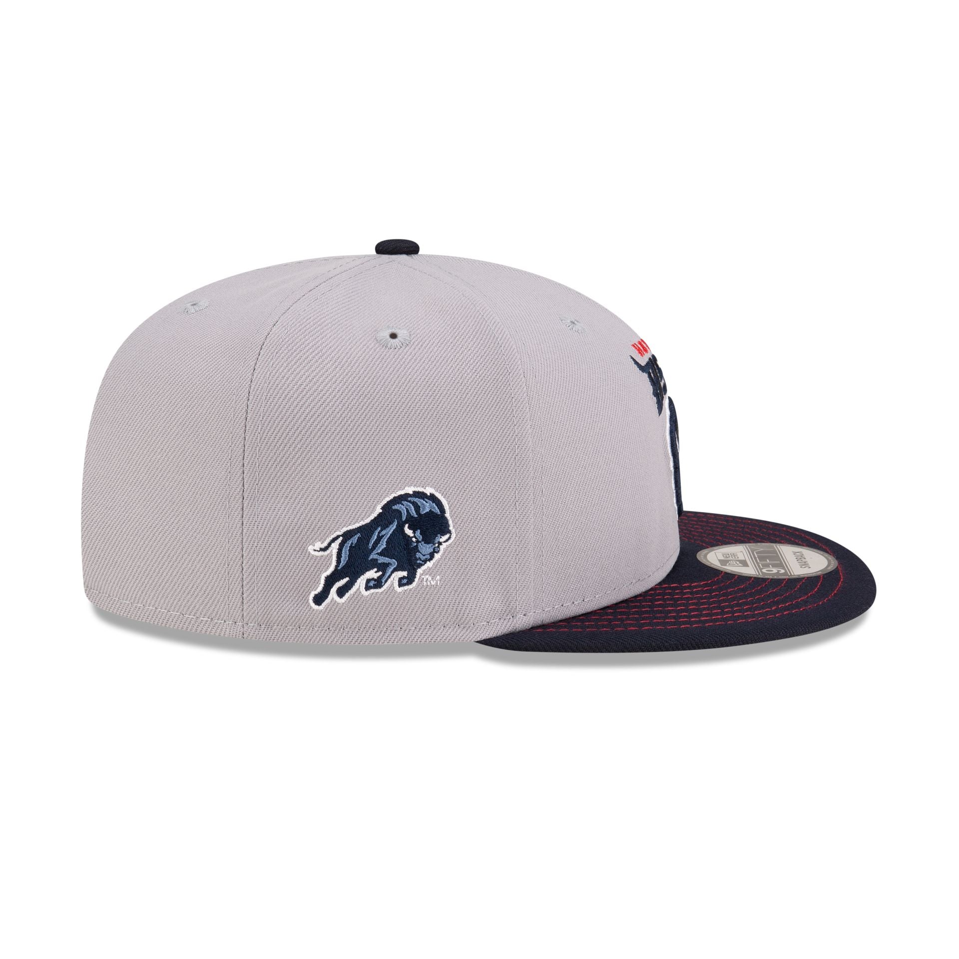 Howard Bison Gray 9Fifty Snapback Hat - Image 4