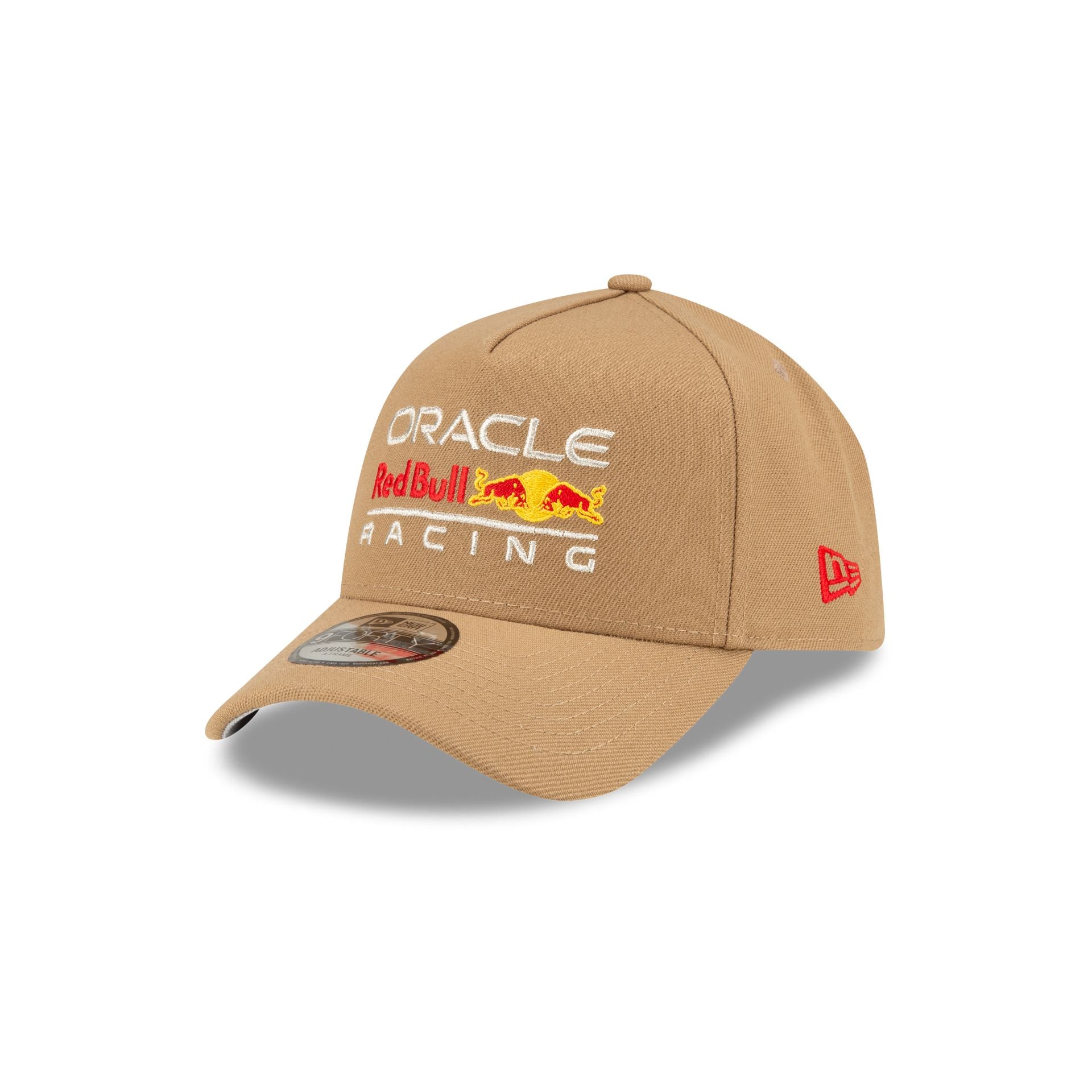 Oracle Red Bull Racing Essential Khaki 9Forty A-Frame Snapback Hat