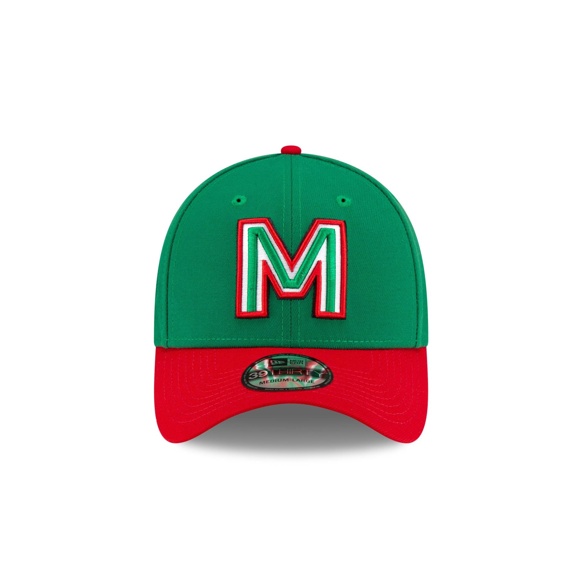 Mexico Caribbean Series Home Green 39Thirty Stretch Fit Hat - Image 2