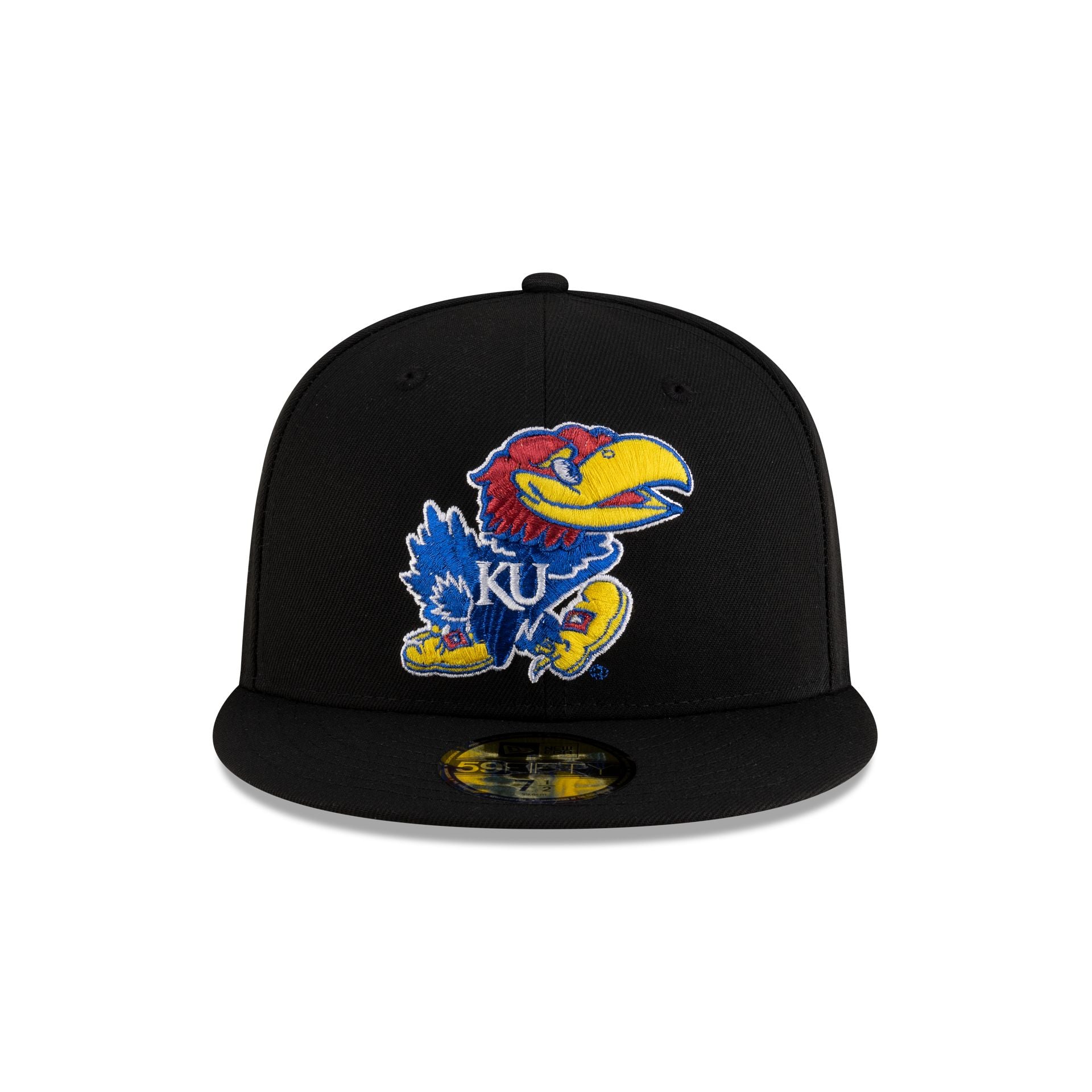 Alternative view of Kansas Jayhawks College Vault Black 59Fifty Fitted