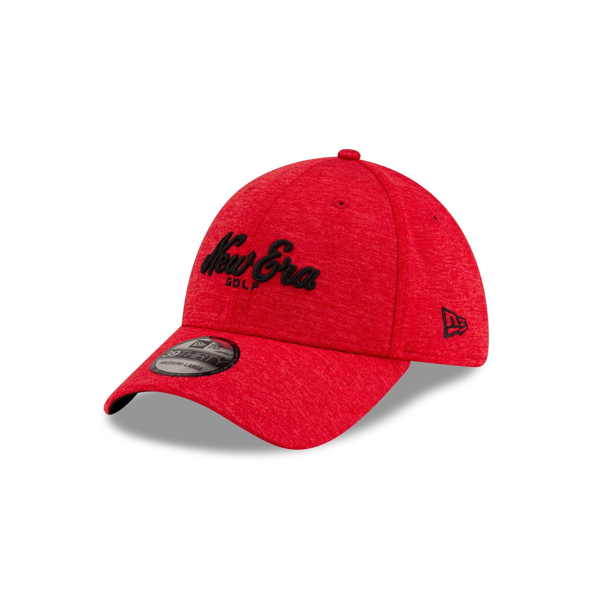 New Era Golf Script Red 39Thirty Stretch Fit Hat