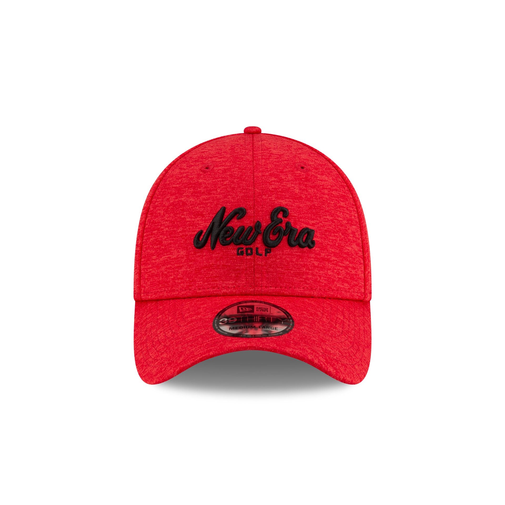 Alternative view of New Era Golf Script Red 39Thirty Stretch Fit Hat