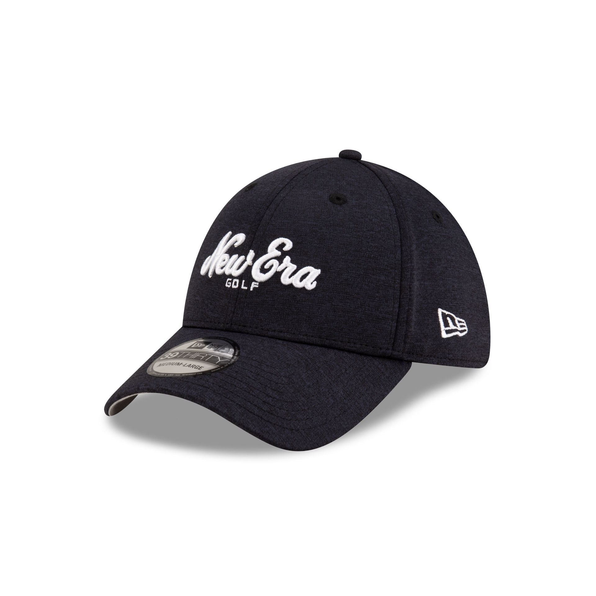 New Era Golf Script Navy 39Thirty Stretch Fit Hat