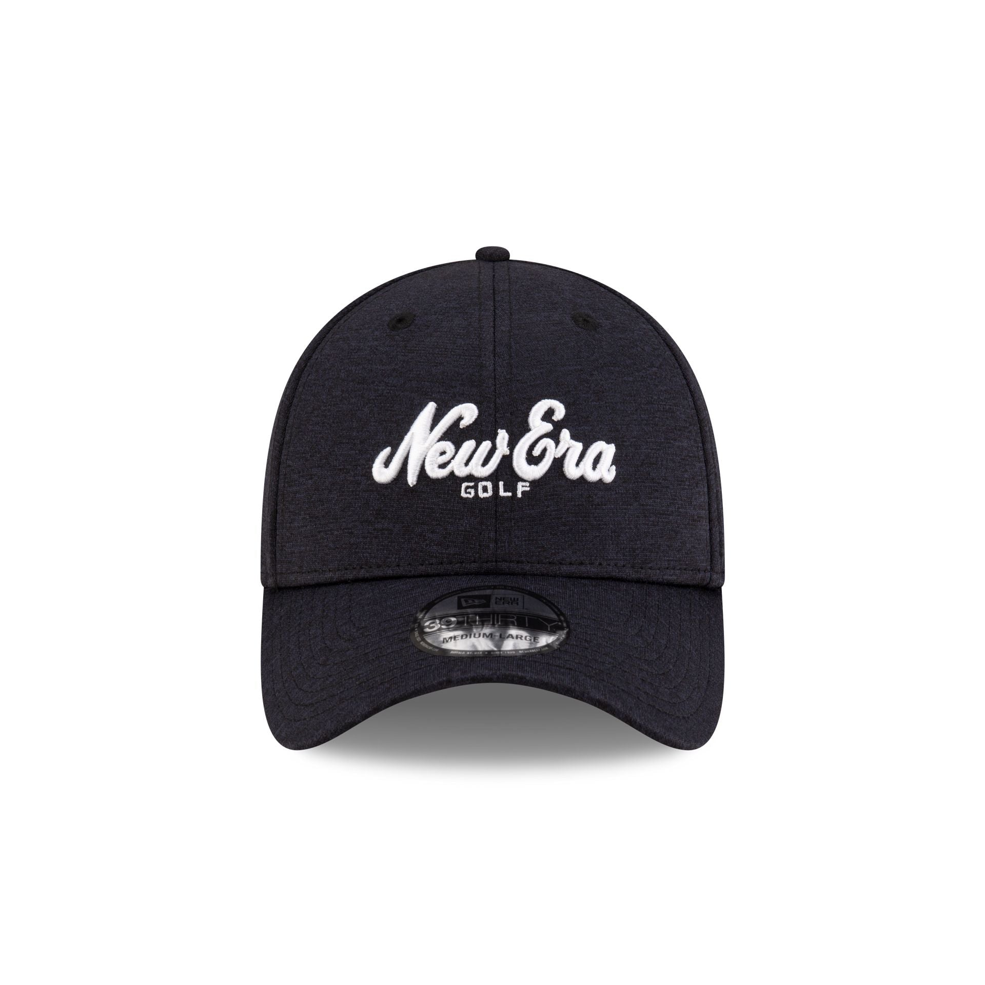 Alternative view of New Era Golf Script Navy 39Thirty Stretch Fit Hat