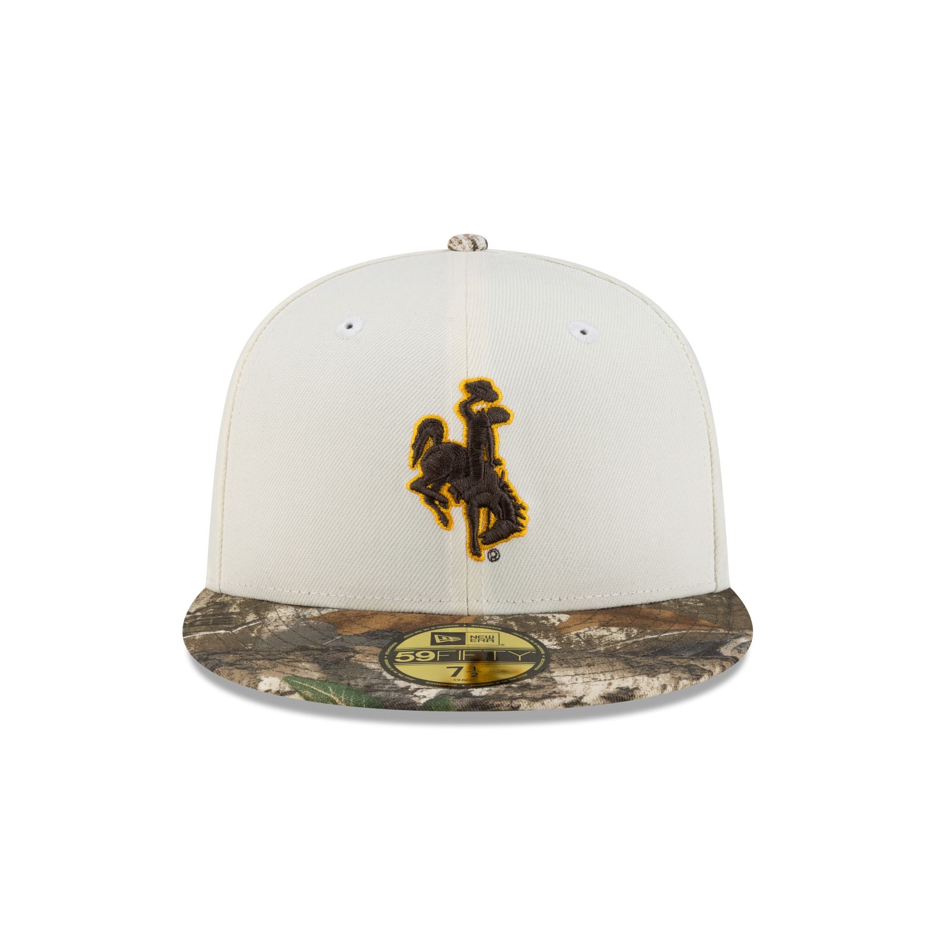Alternative view of Wyoming Cowboys Chrome Realtree 59Fifty Fitted Hat