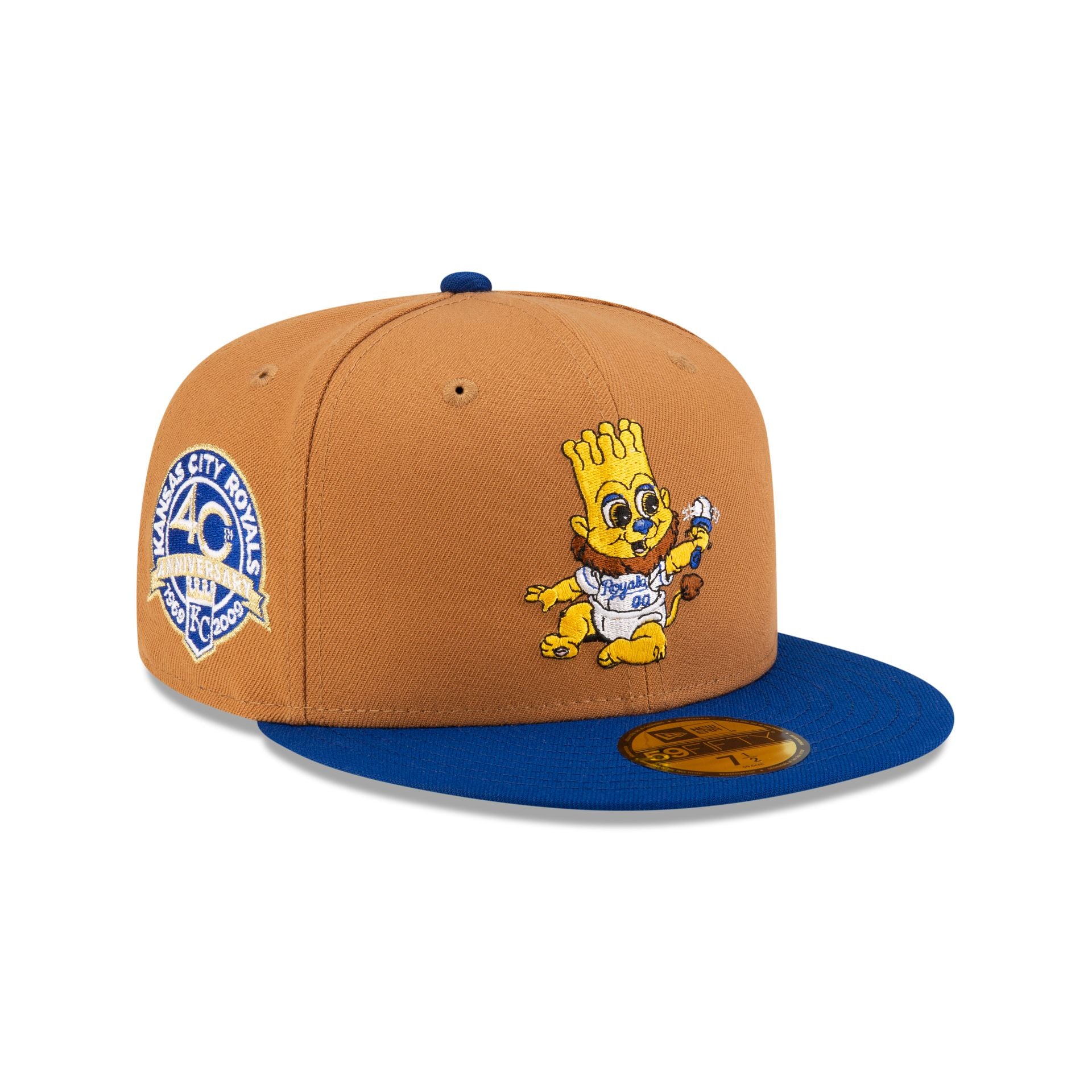 Kansas City Royals Mini Mascot 59Fifty Fitted Hat