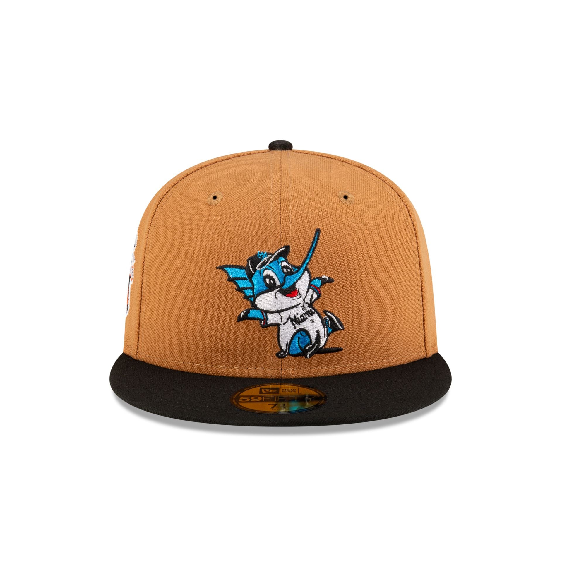 Alternative view of Miami Marlins Mini Mascot 59Fifty Fitted Hat
