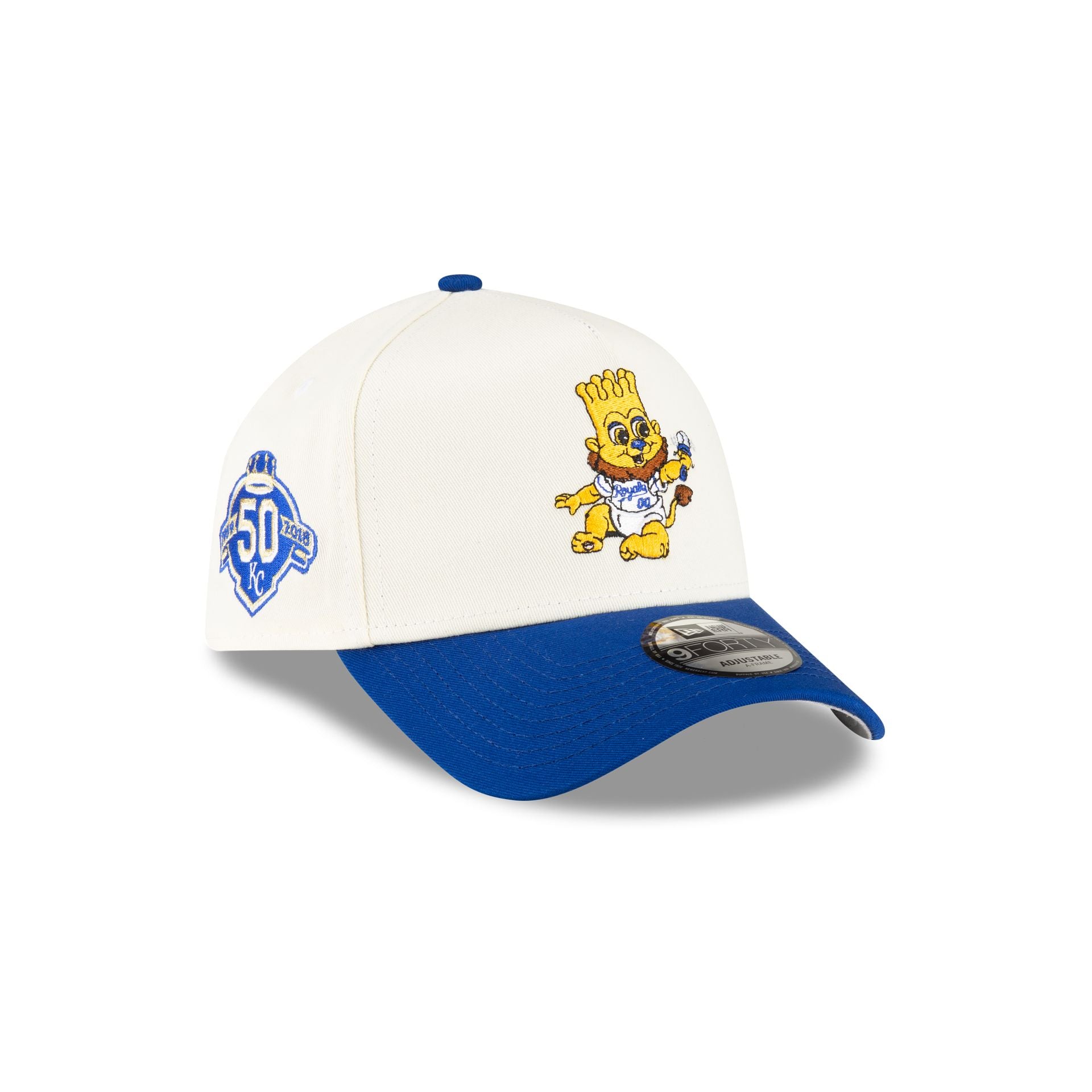 Kansas City Royals Mini Mascot 9Forty A-Frame Snapback Hat