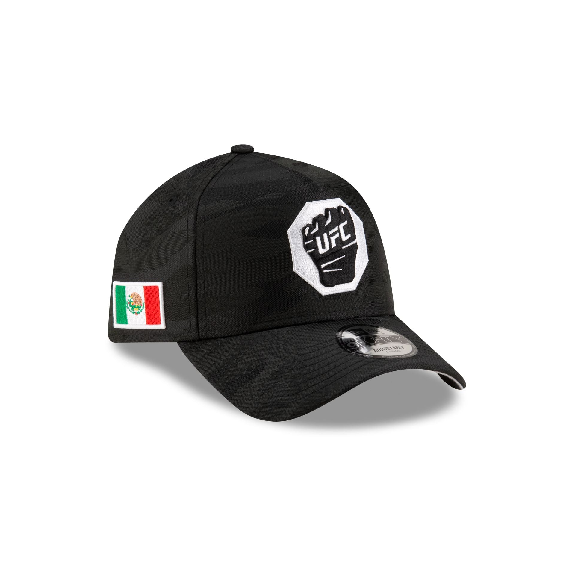 Ufc Mexico Black Camo Glove 9Forty A-Frame Snapback Hat