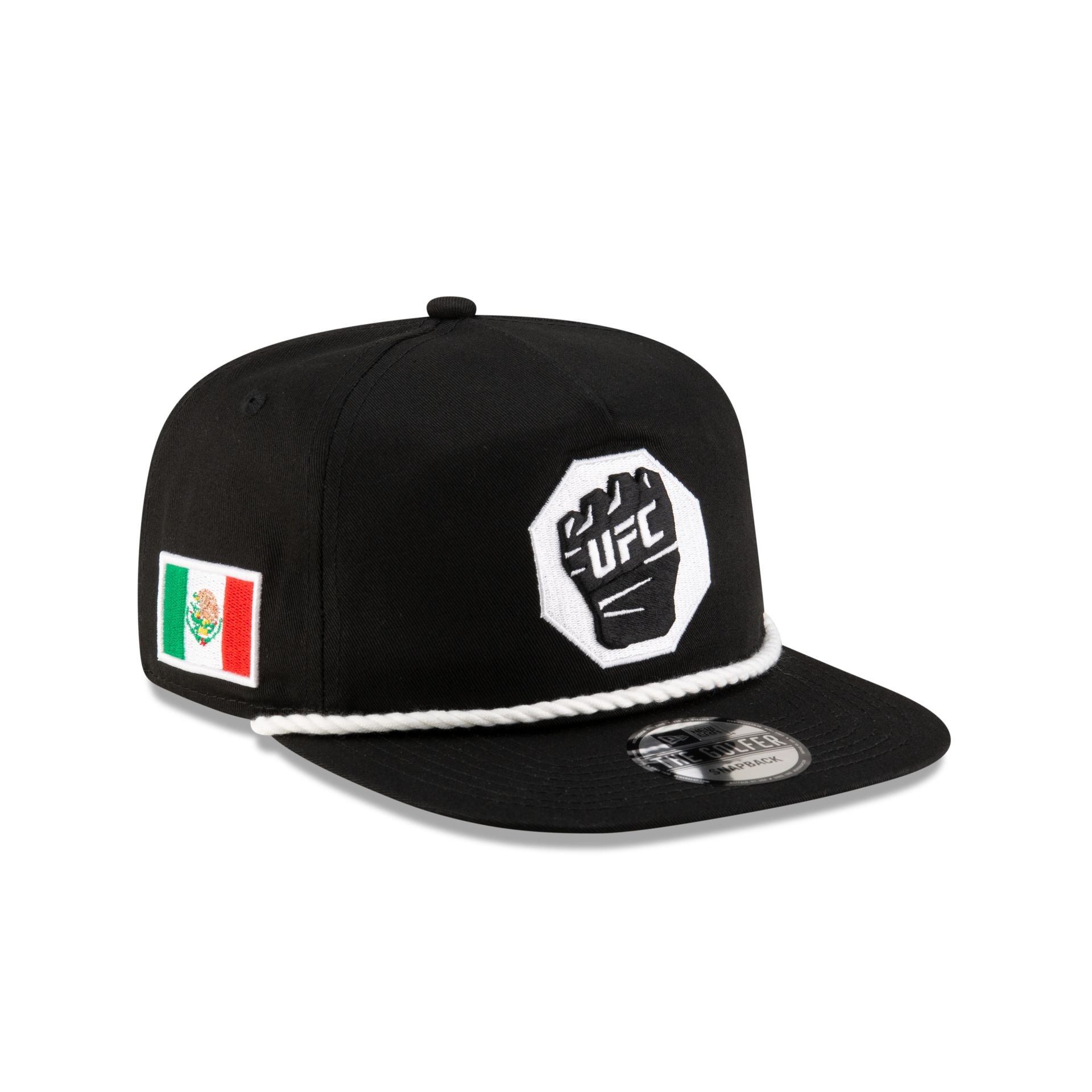 Ufc Mexico Black Glove Golfer Snapback Hat