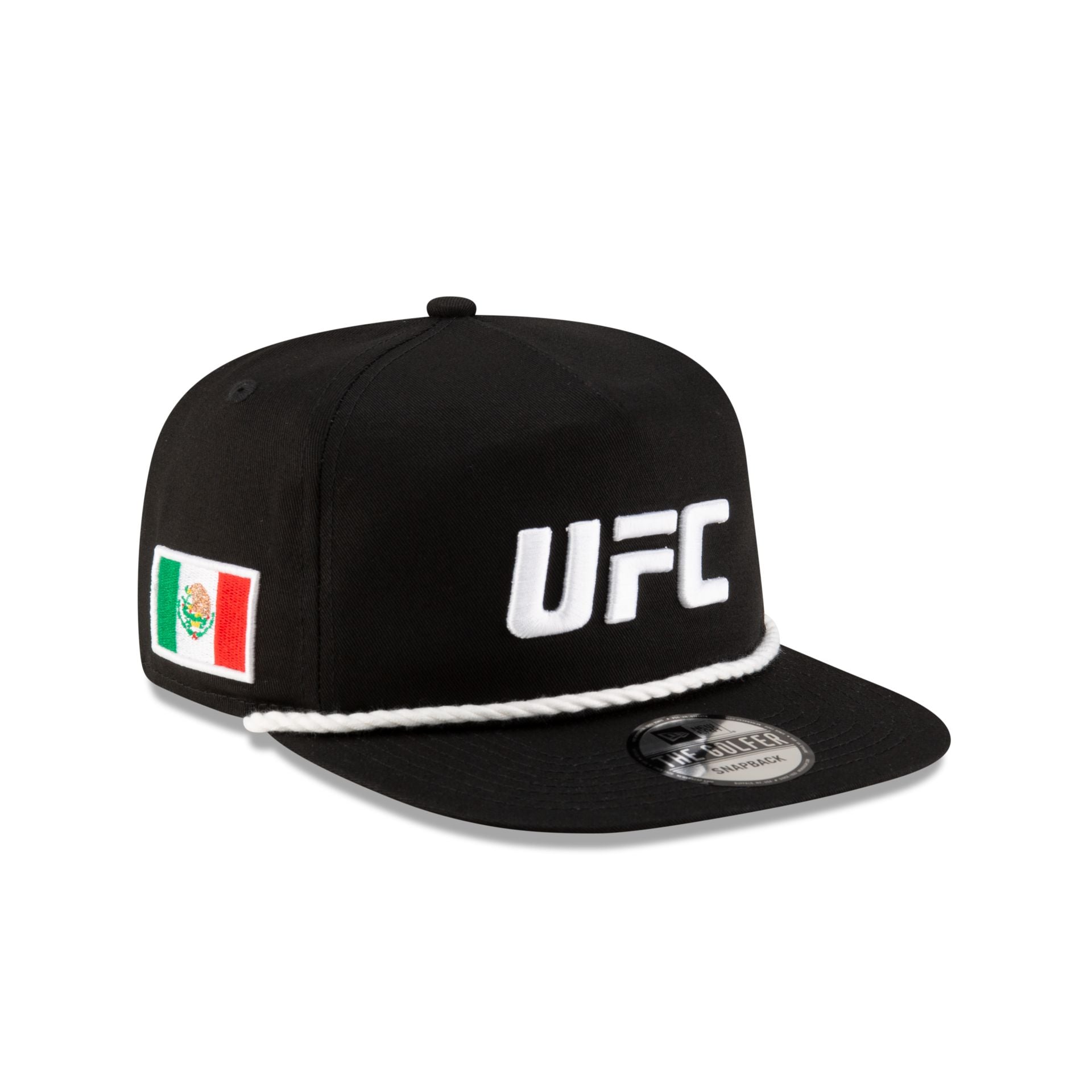 Ufc Mexico Black Golfer Snapback Hat