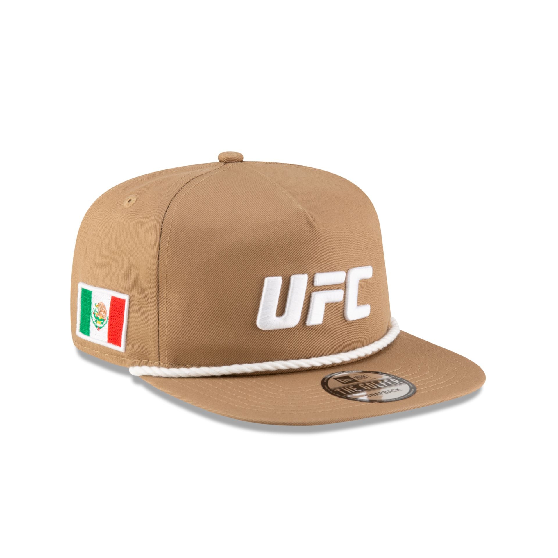 Ufc Mexico Khaki Golfer Snapback Hat