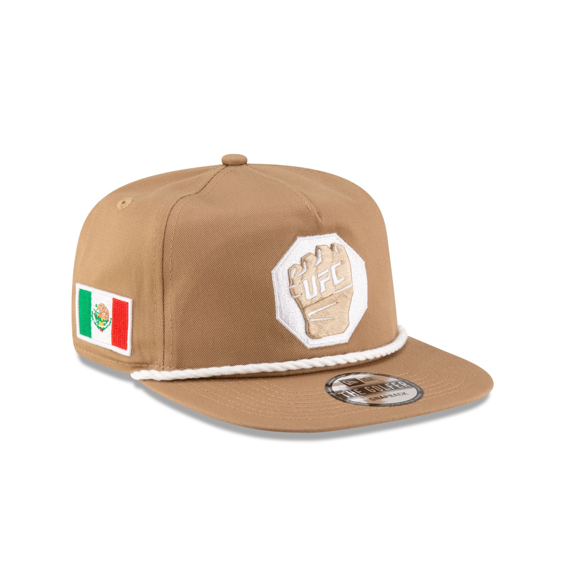 Ufc Mexico Khaki Glove Golfer Snapback Hat