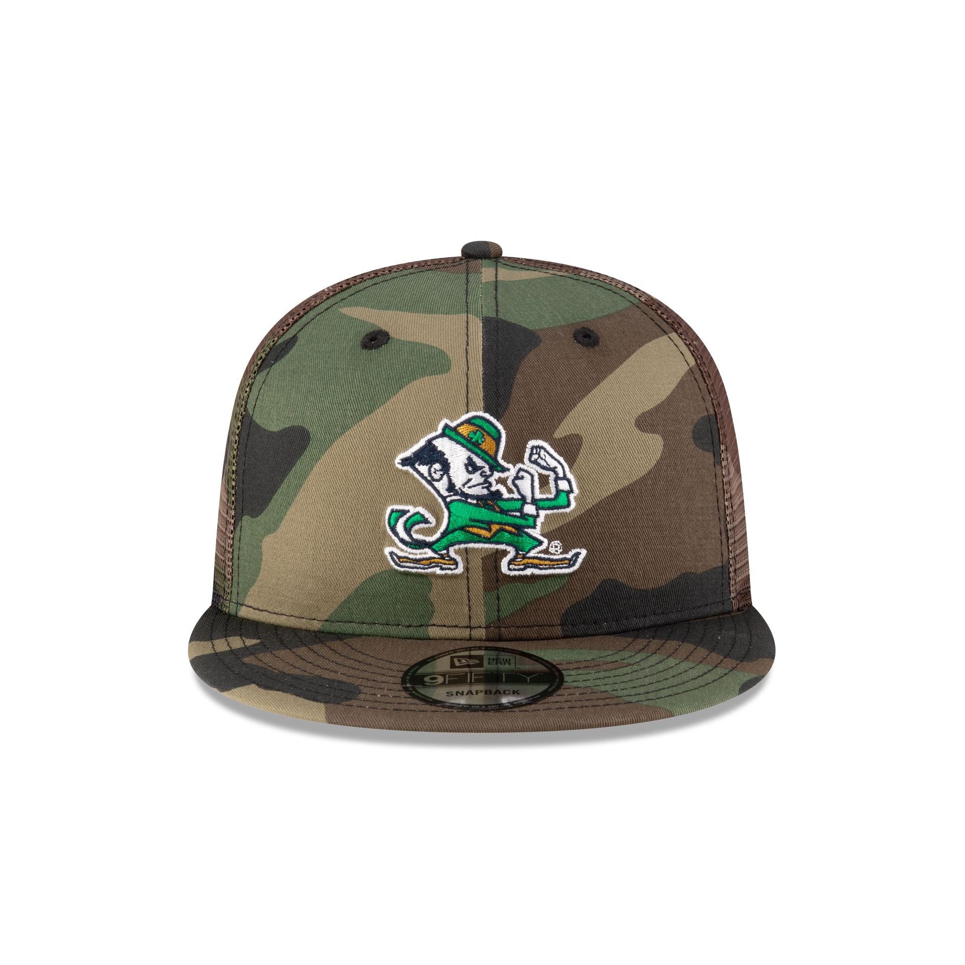 Alternative view of Notre Dame Fighting Irish Camo 9Fifty Trucker Hat