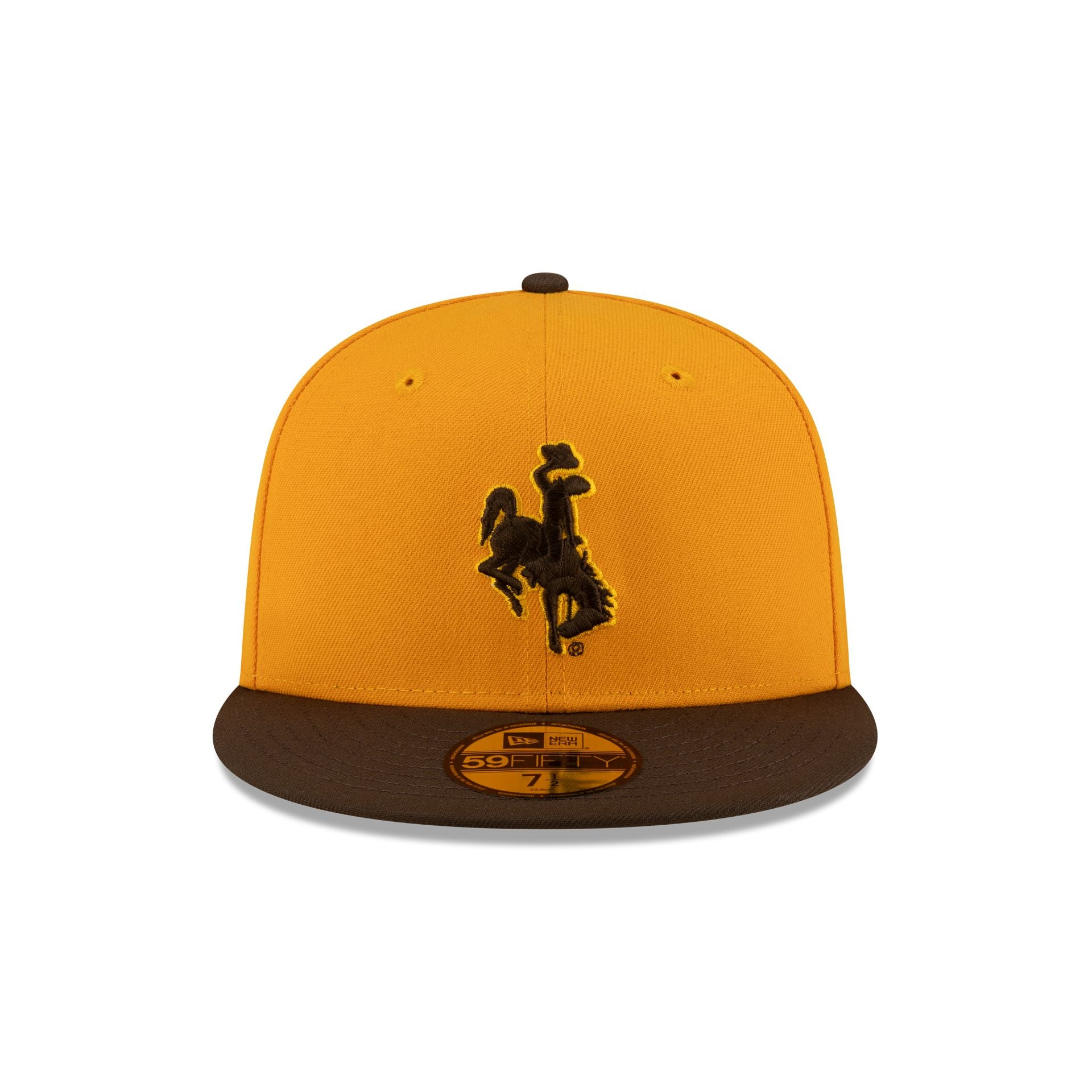 Alternative view of Wyoming Cowboys Gold 59Fifty Fitted Hat