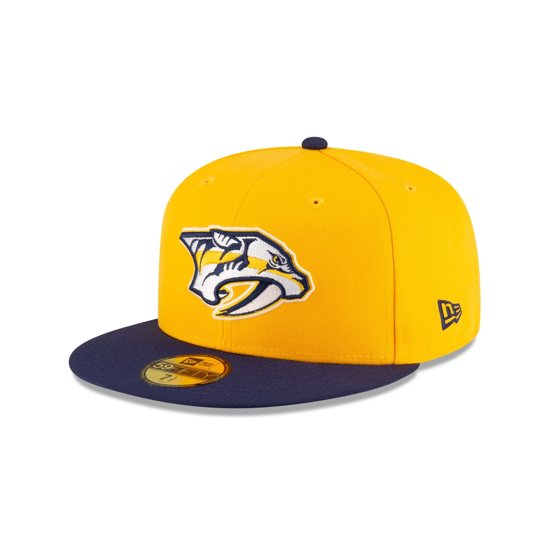 Nashville Predators Yellow 59Fifty Fitted Hat