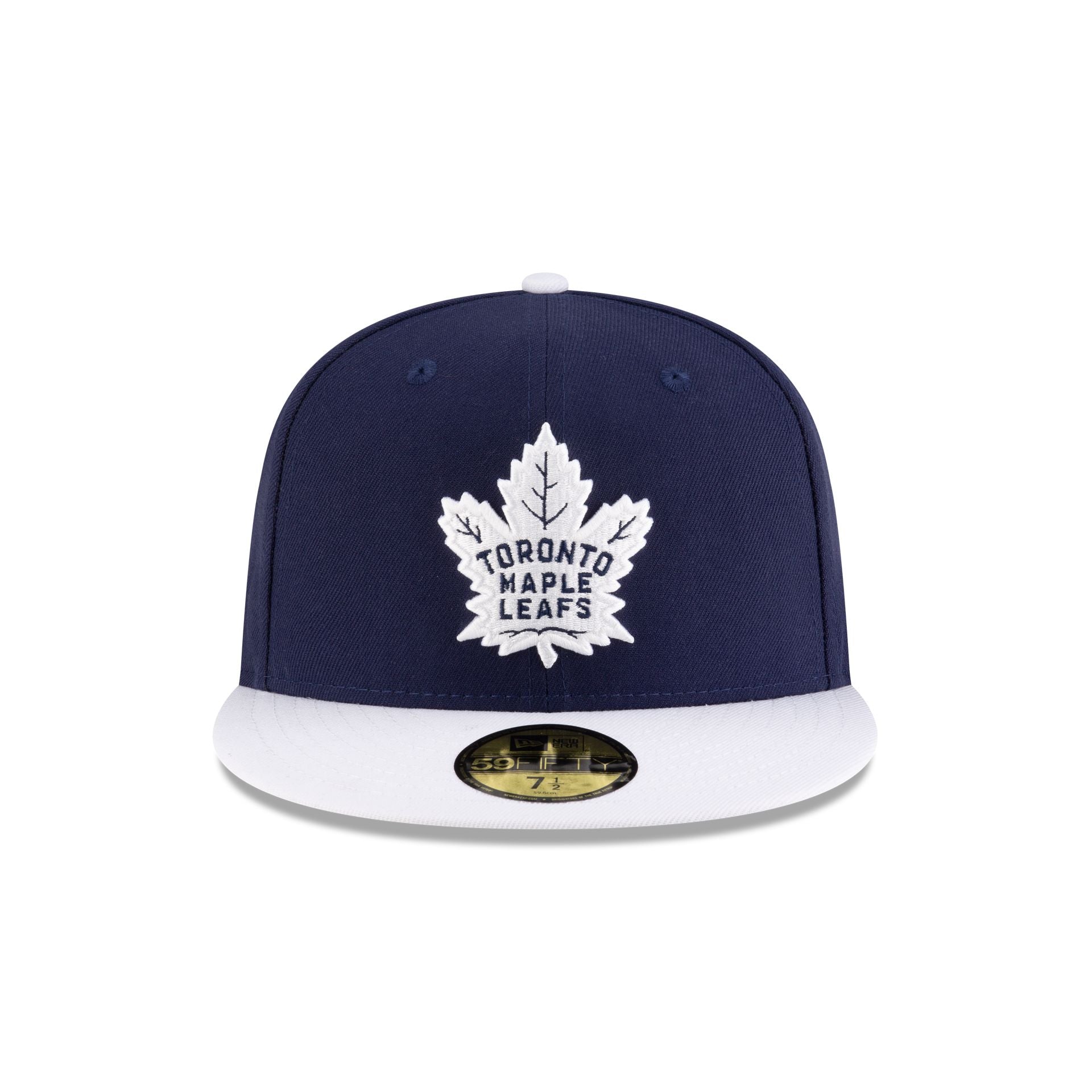 Alternative view of Toronto Maple Leafs Navy 59Fifty Fitted Hat
