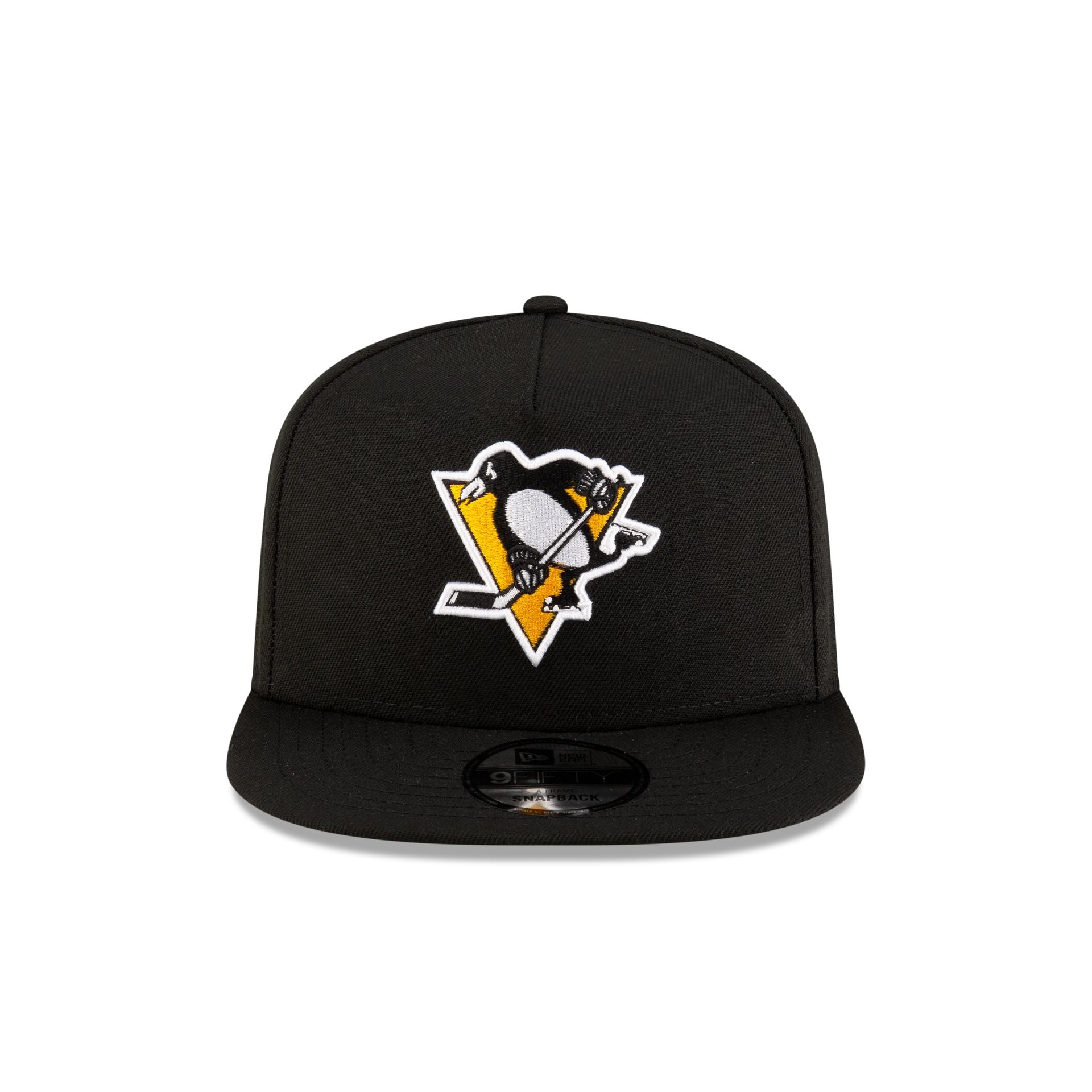 Alternative view of Pittsburgh Penguins Black 9Fifty A-Frame Snapback Hat