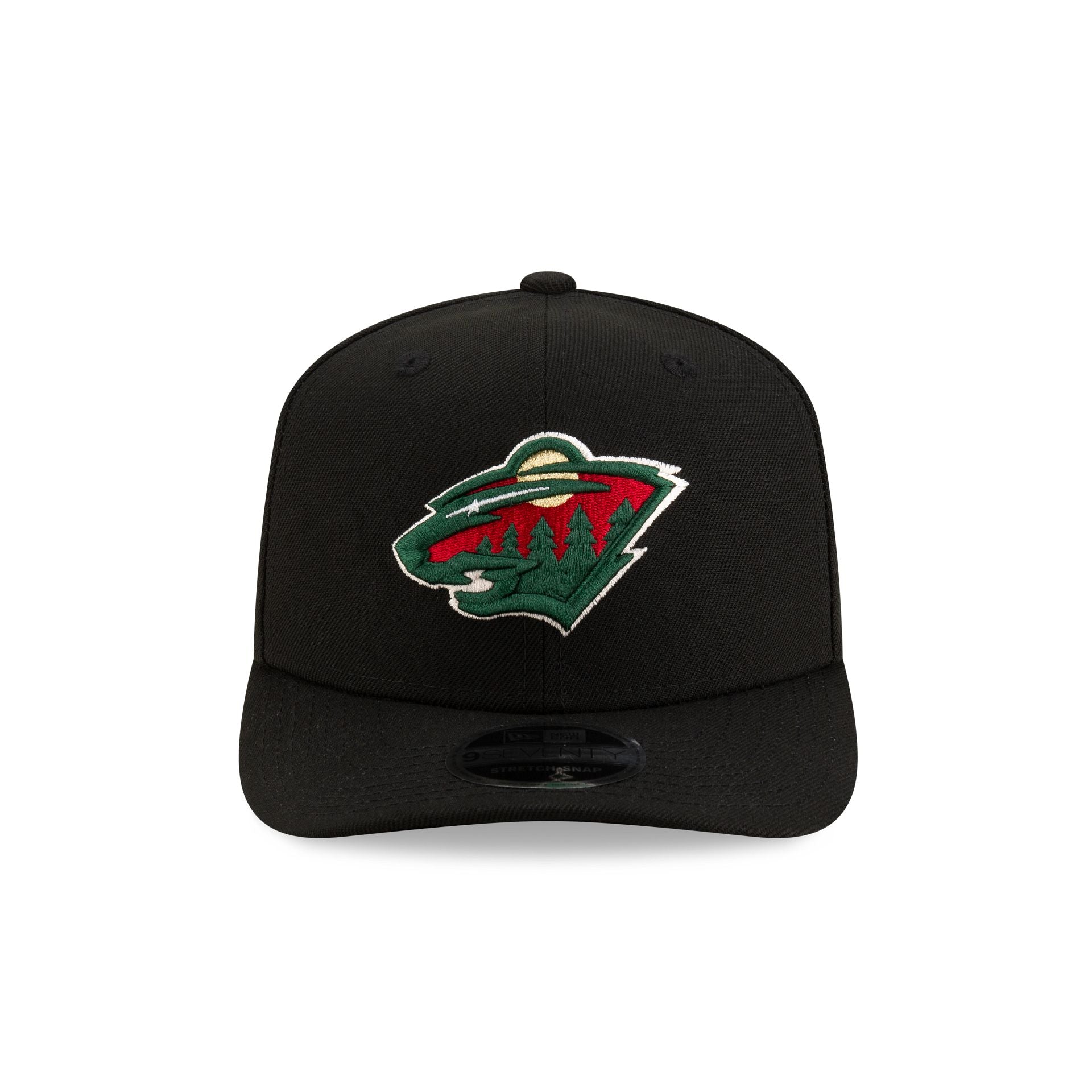 Alternative view of Minnesota Wild Black 9Seventy Stretch-Snap Hat