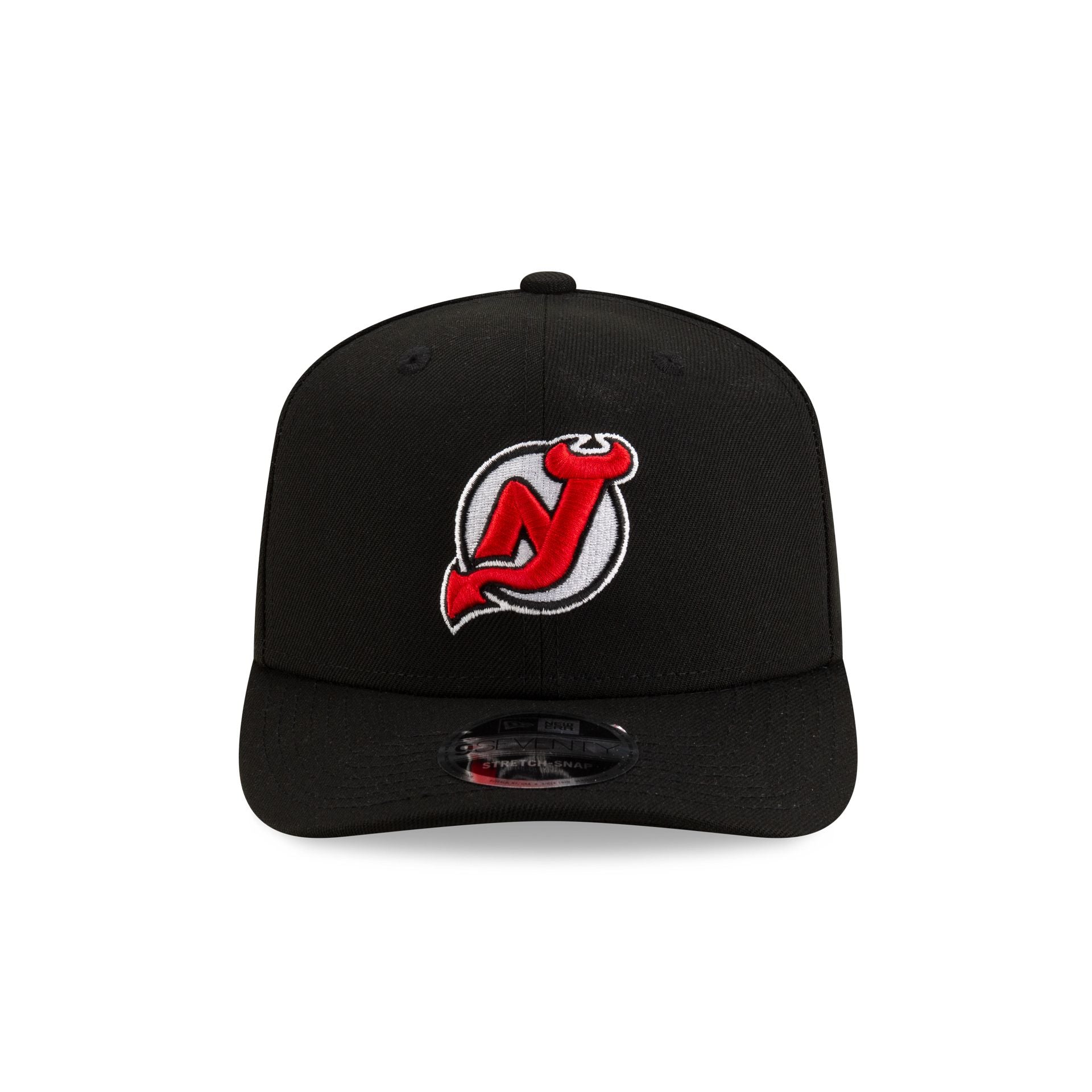 Alternative view of New Jersey Devils Black 9Seventy Stretch-Snap Hat