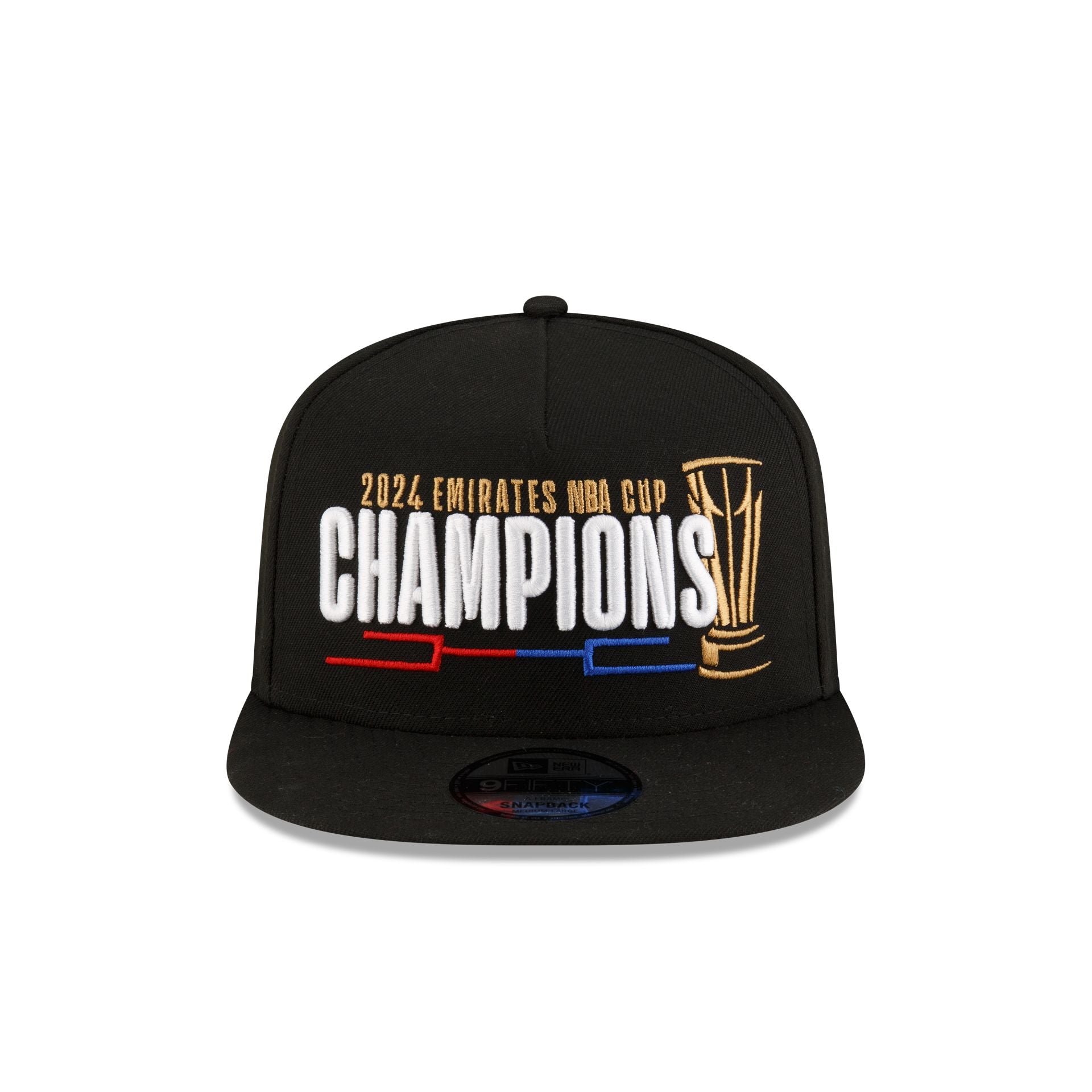 Alternative view of Milwaukee Bucks 2024 Emirates Nba Cup Champions 9Fifty A-Frame Snapback Hat