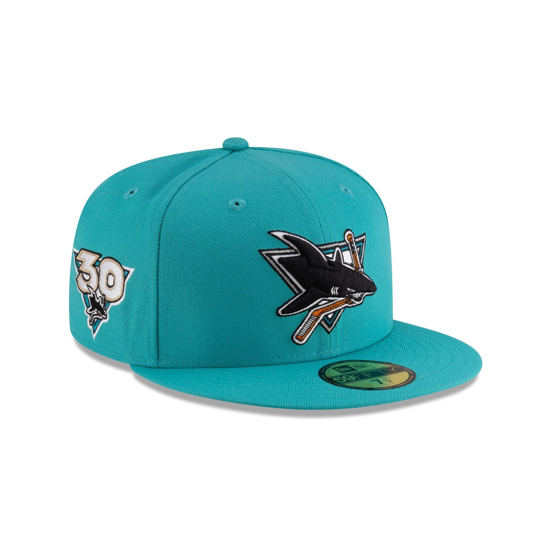San Jose Sharks Teal 59Fifty Fitted Hat