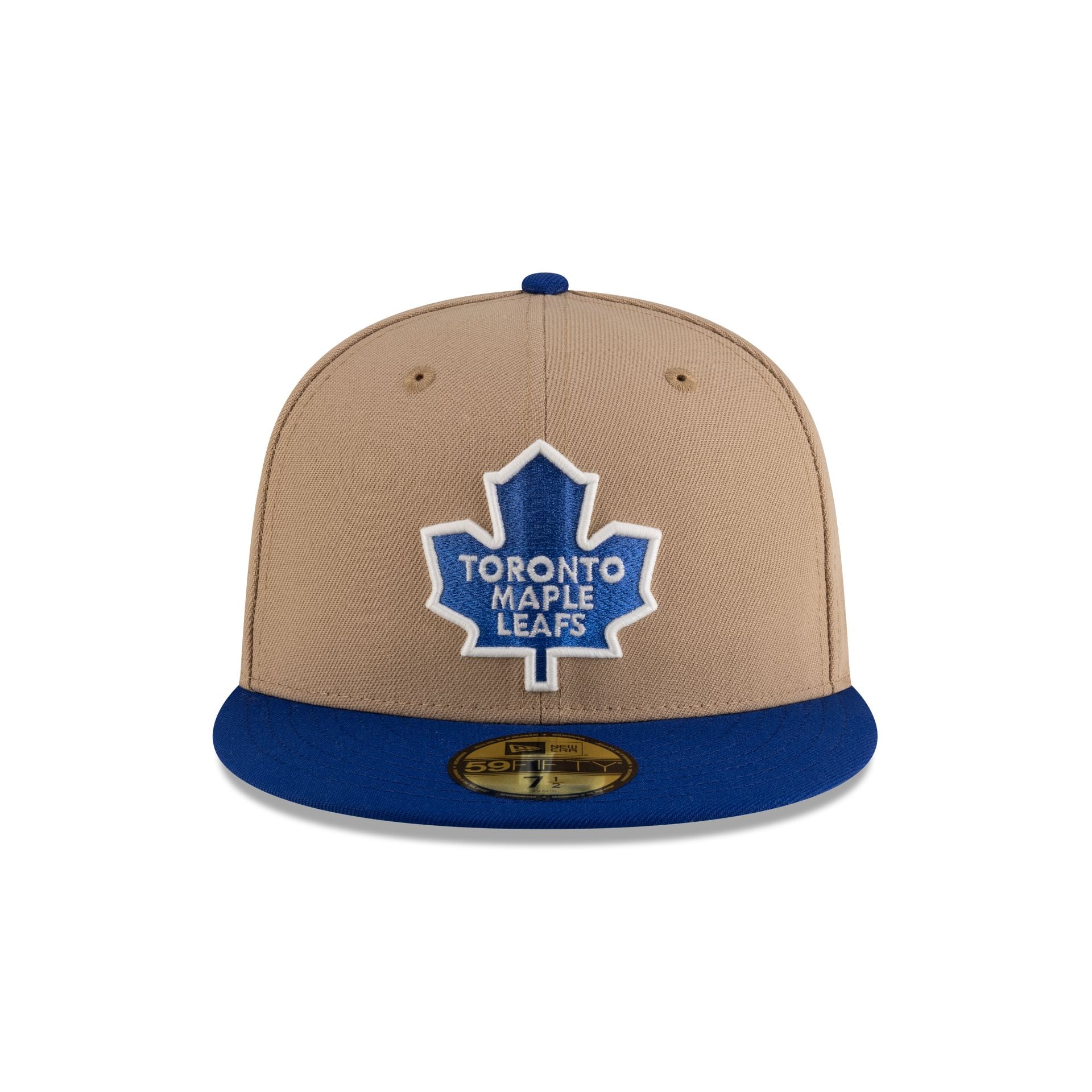 Alternative view of Toronto Maple Leafs Camel 59Fifty Fitted Hat