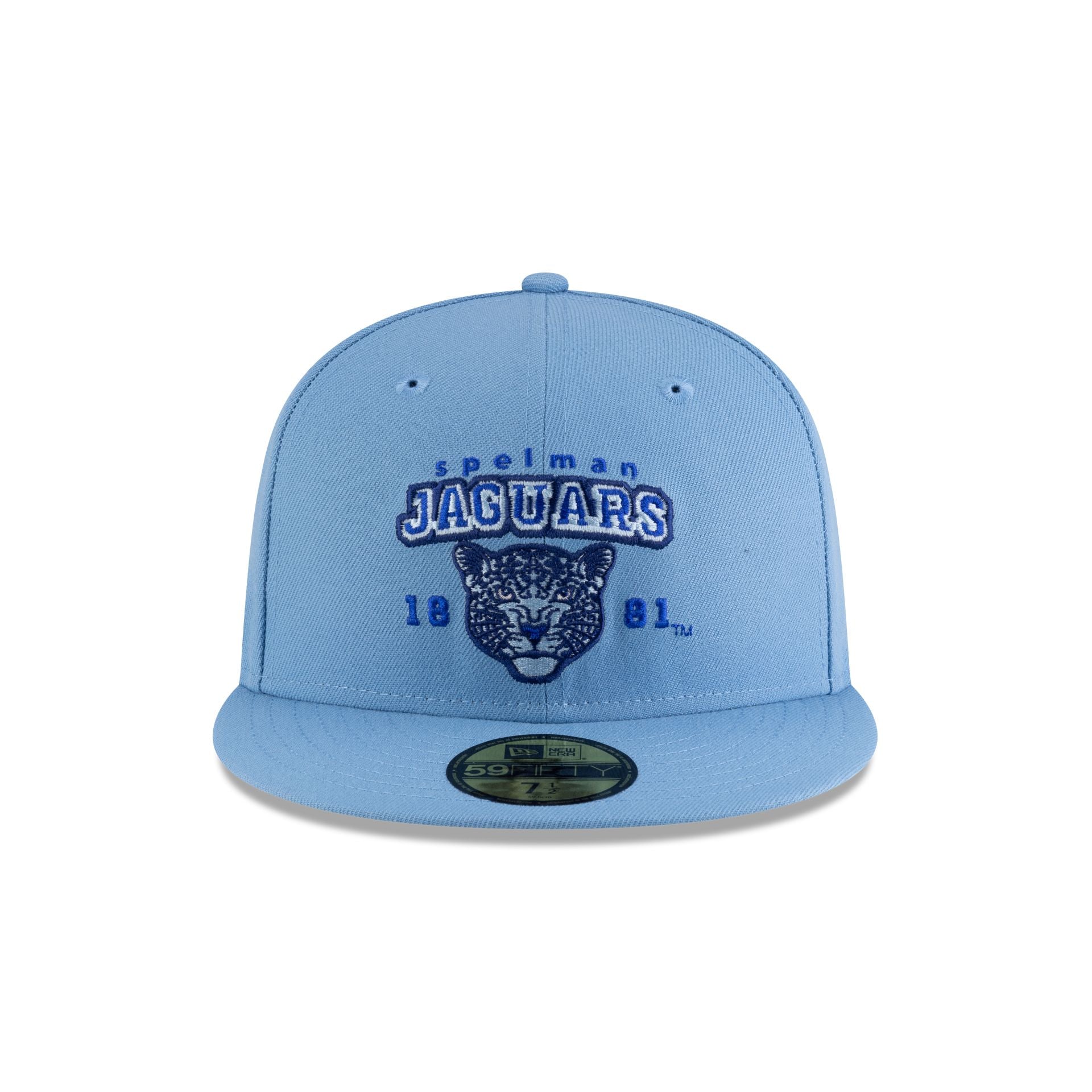 Alternative view of Spelman Jaguars Sky Blue 59Fifty Fitted Hat