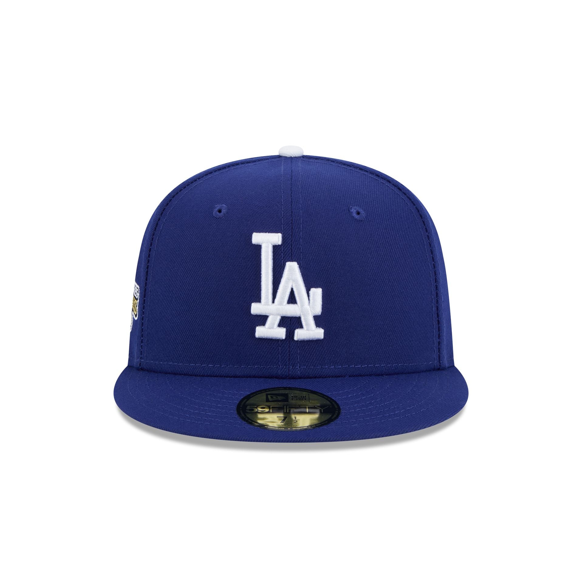 Alternative view of Los Angeles Dodgers 2024 World Series Champions Trophy Side Patch 59Fifty Fitted Hat