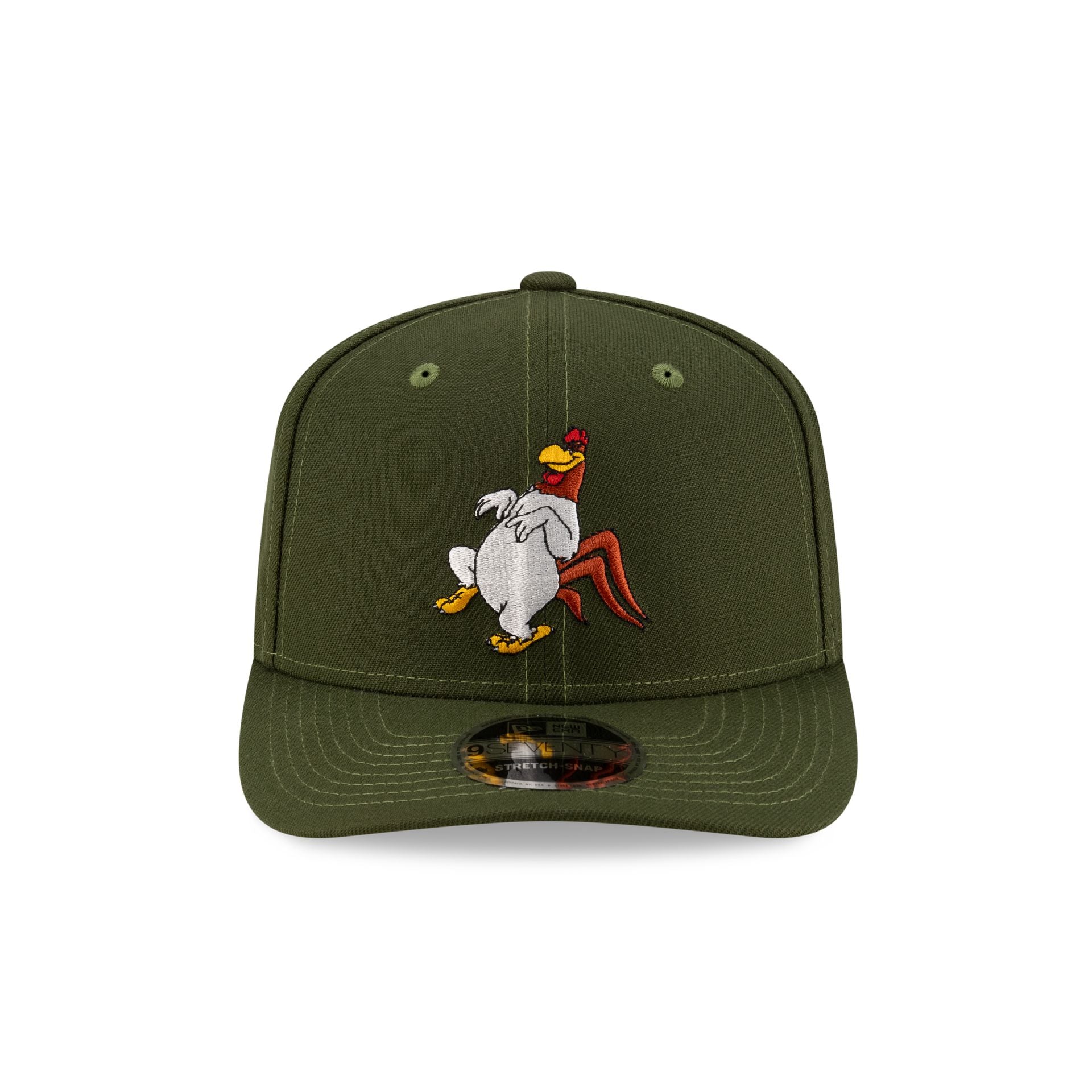 Alternative view of Looney Tunes Foghorn Leghorn Rifle Green 9Seventy Stretch-Snap Hat