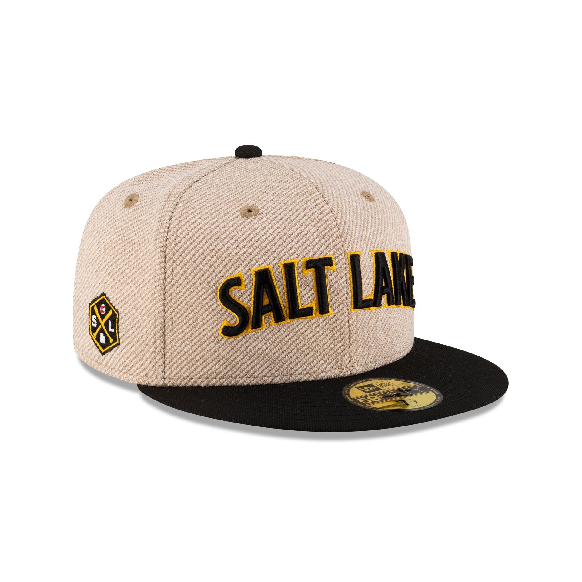 Salt Lake Bees Terry Heather Tan 59Fifty Fitted Hat