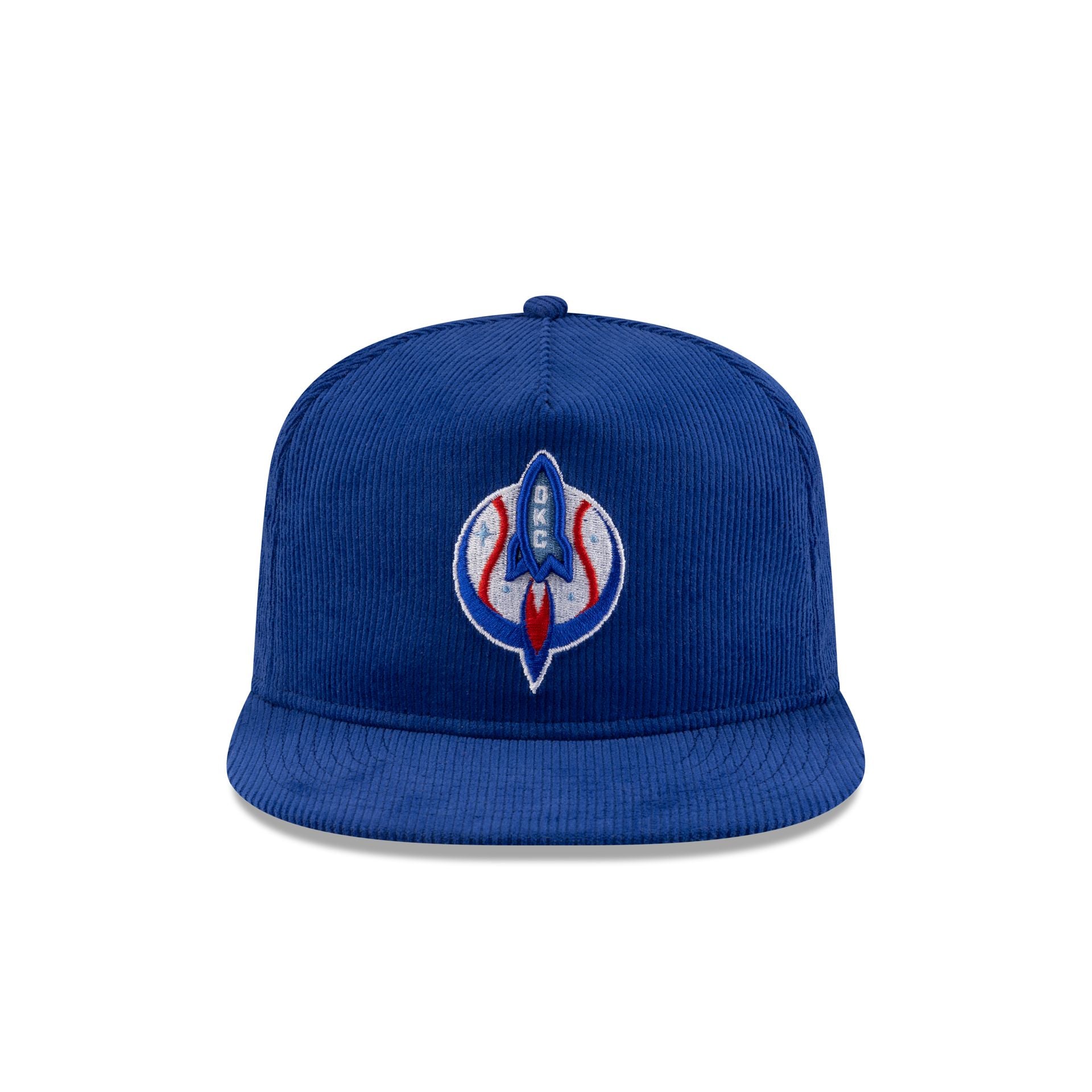 Alternative view of Oklahoma City Comets Light Royal Corduroy Golfer Hat
