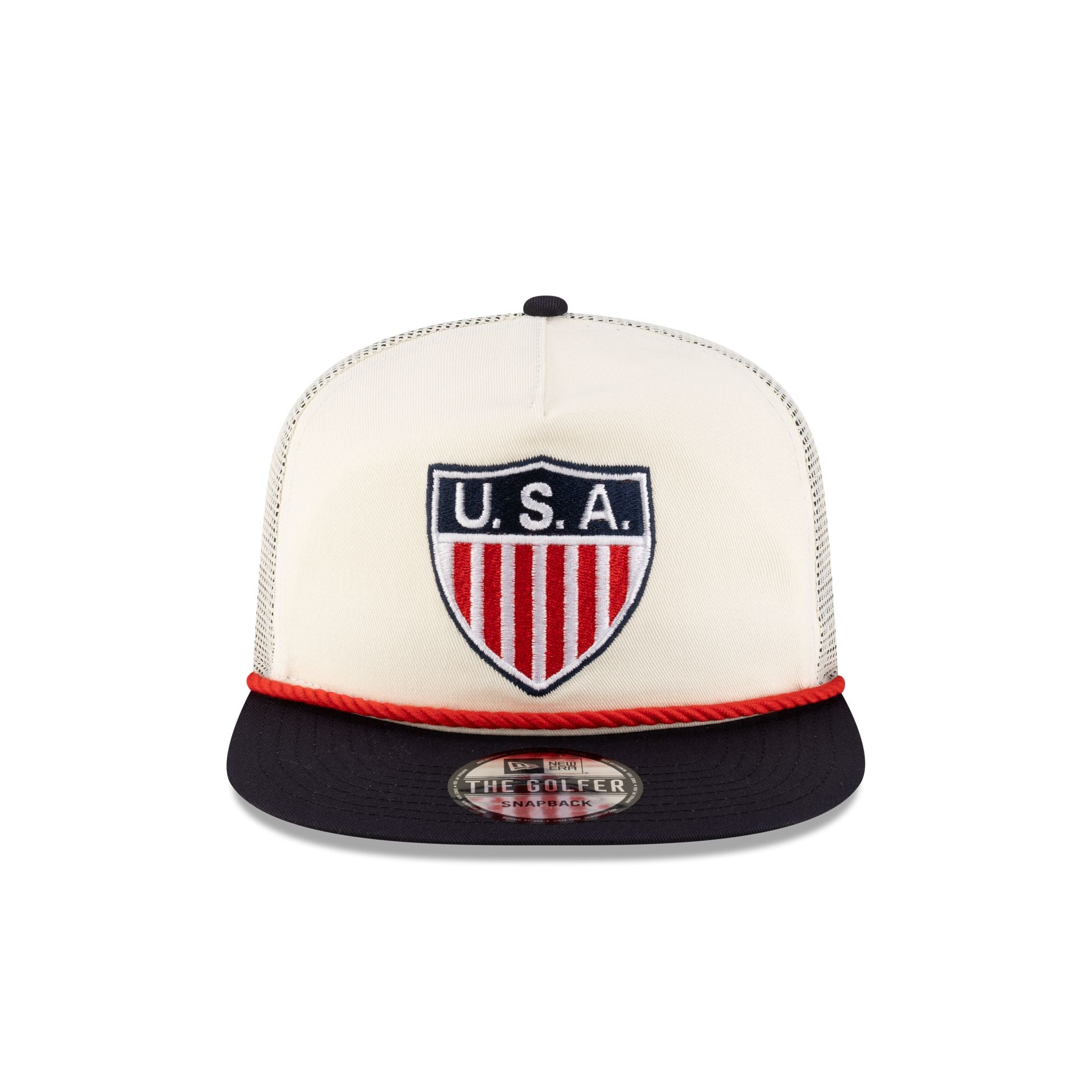 Alternative view of U.S. Soccer Retro 1950 Golfer Trucker Hat