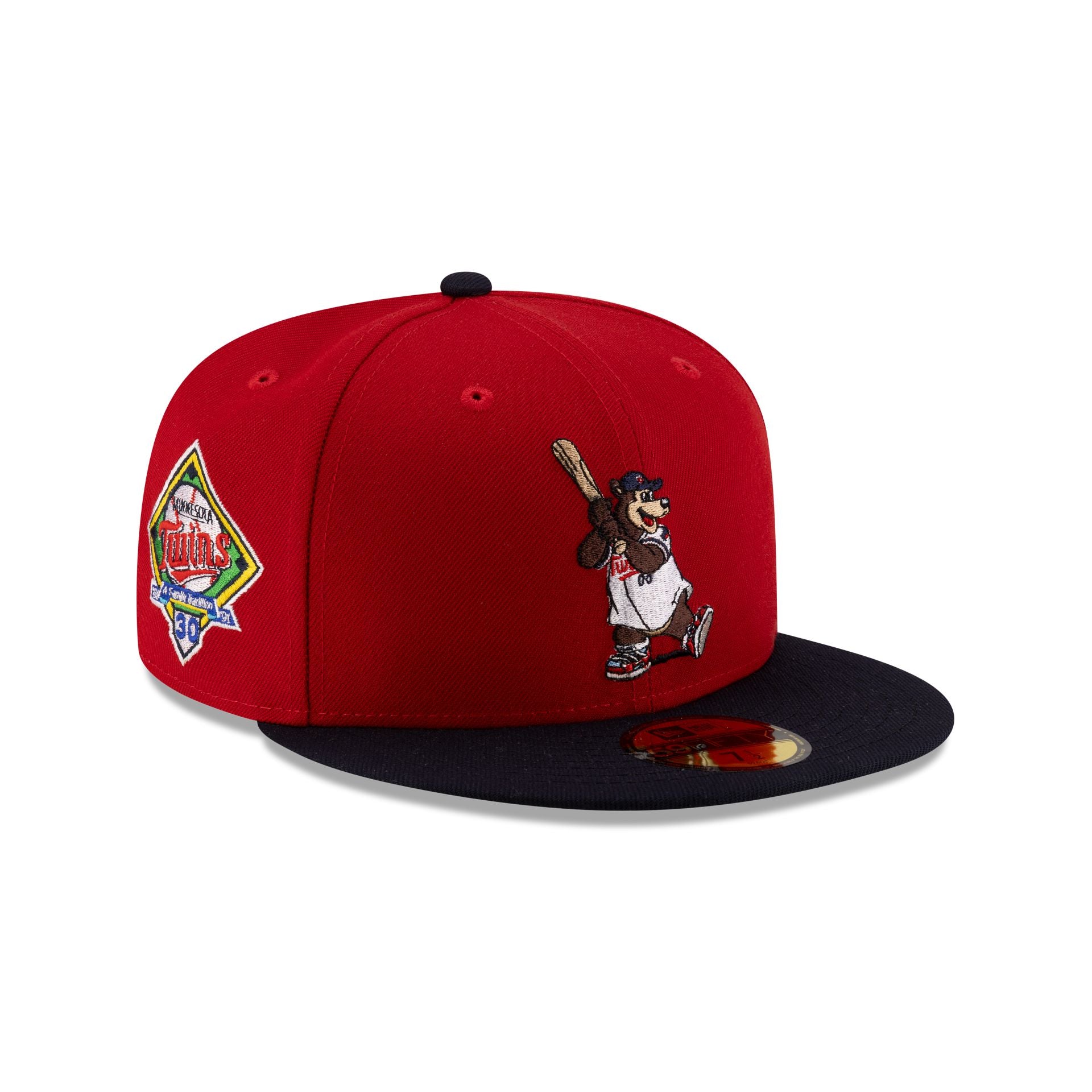 Minnesota Twins Mascot Red 59Fifty Fitted Hat