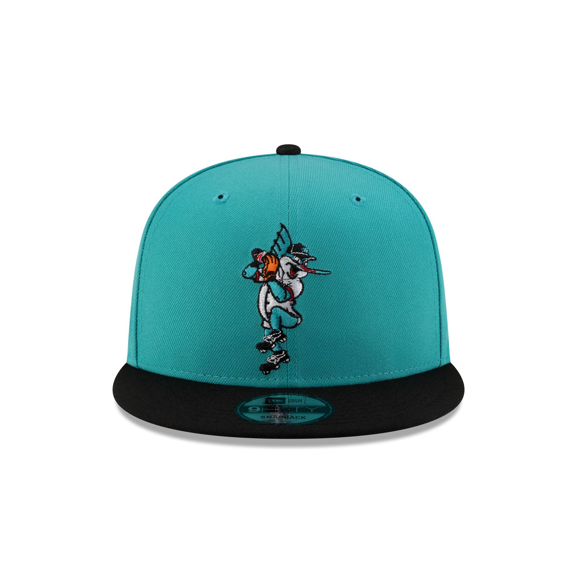 Alternative view of Miami Marlins Mascot Blue 9Fifty Snapback Hat