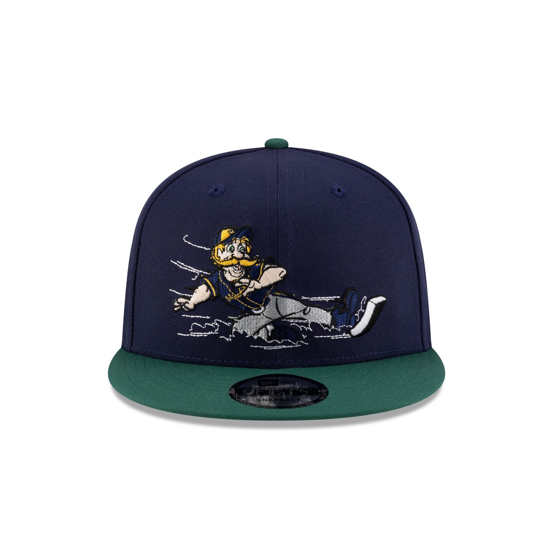 Alternative view of Milwaukee Brewers Mascot Light Navy 9Fifty Snapback Hat