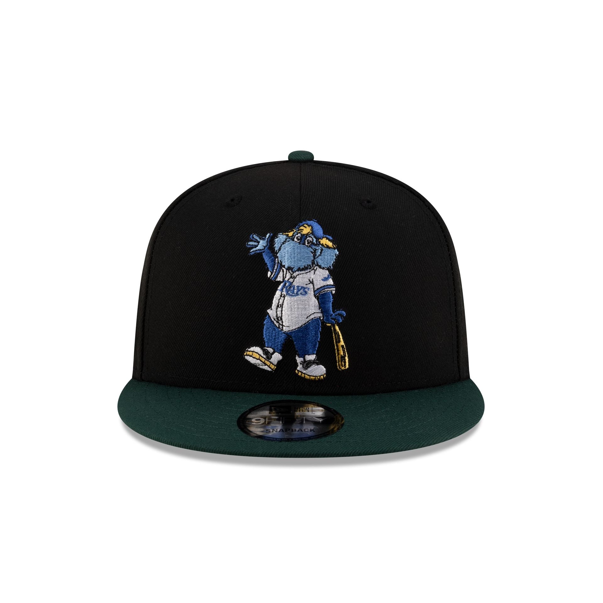 Alternative view of Tampa Bay Rays Mascot Black 9Fifty Snapback Hat