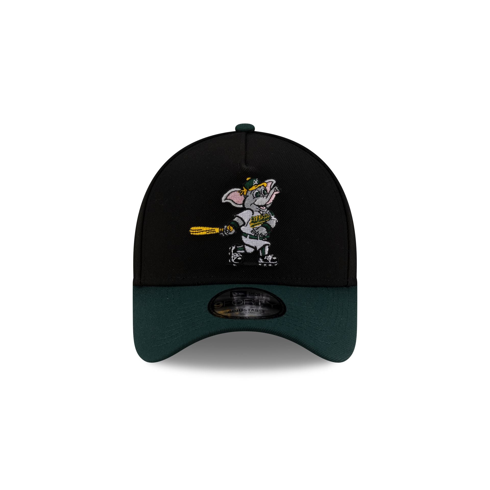 Alternative view of Athletics Mascot Black 9Forty A-Frame Snapback Hat