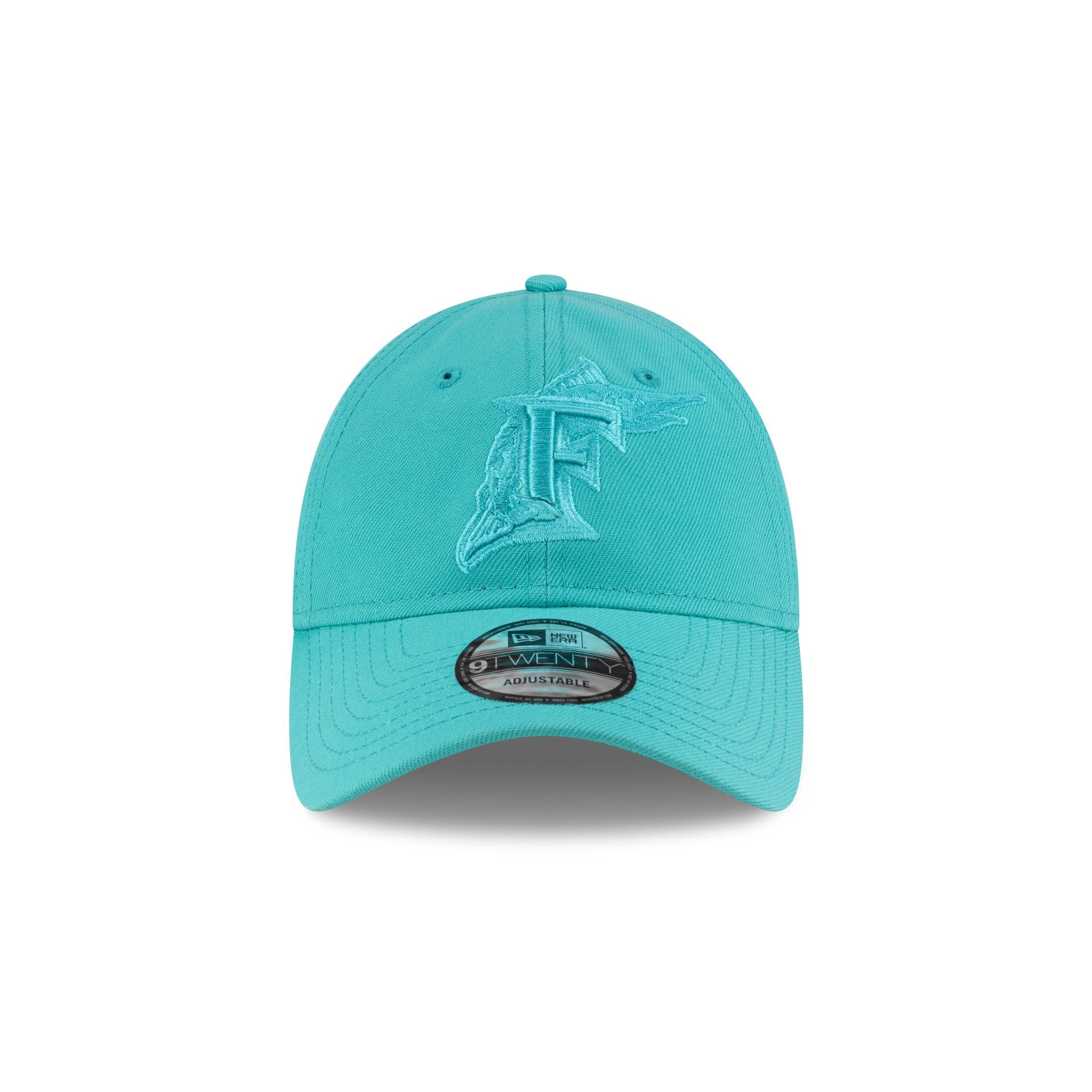 Alternative view of Miami Marlins Teal 9Twenty Adjustable Hat
