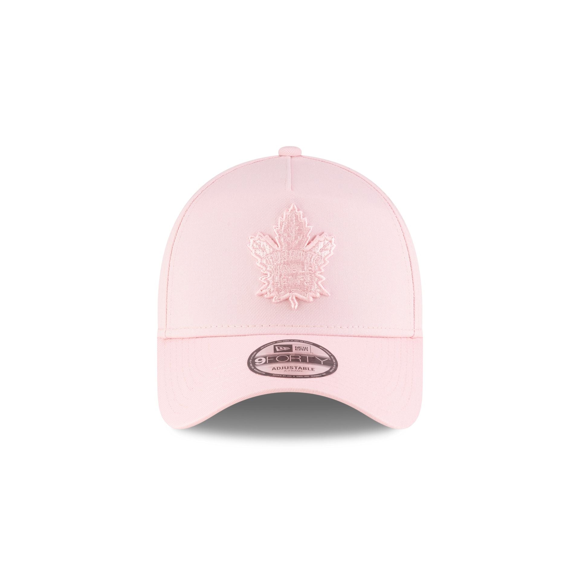 Alternative view of Toronto Maple Leafs Pink 9Forty A-Frame Snapback Hat
