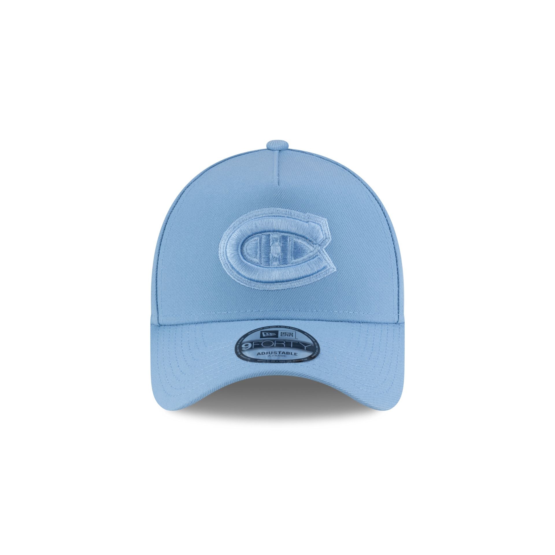 Alternative view of Montreal Canadiens Sky Blue 9Forty A-Frame Snapback Hat